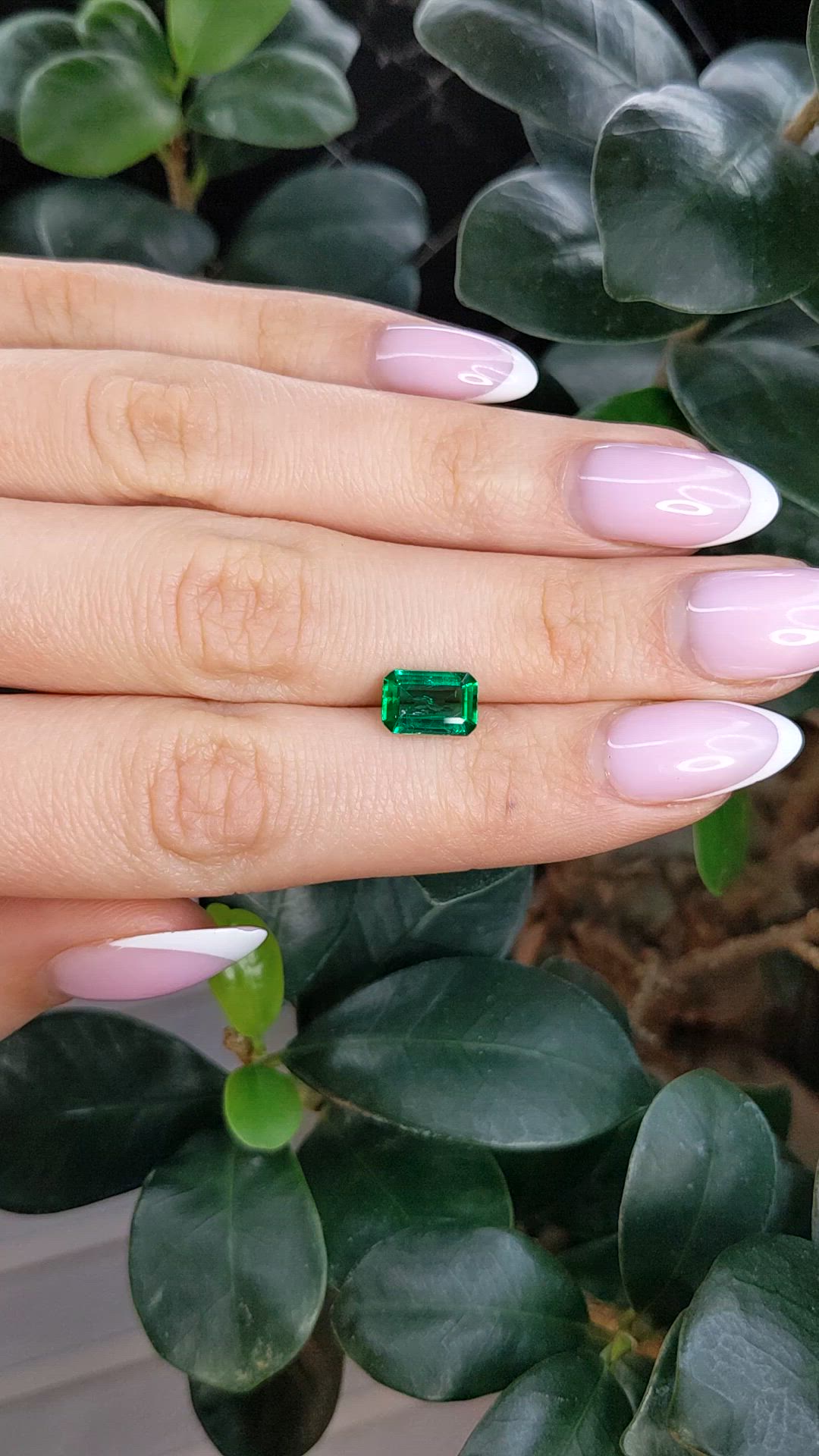 1.40 Ct. Emerald from Zambia Size Video