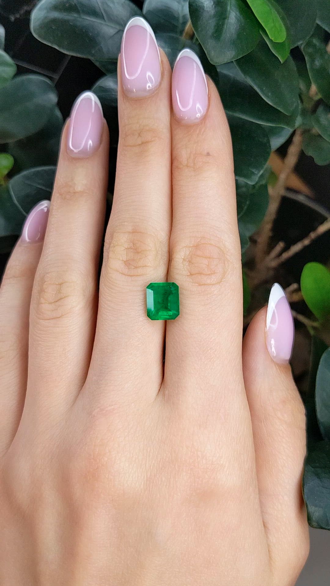 2.83 Ct. Emerald from Zambia Size Video