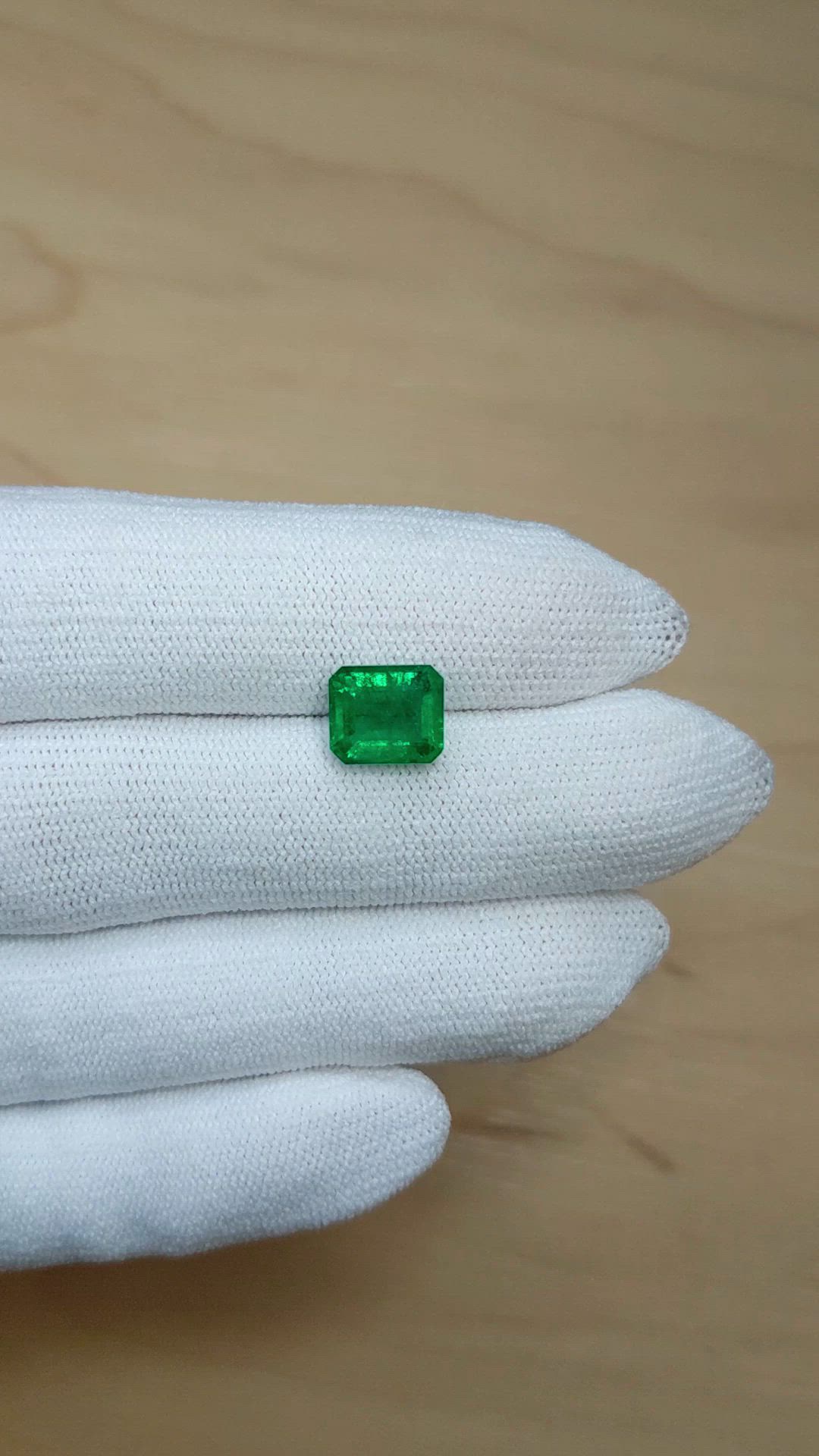 2.83 Ct. Emerald from Zambia Size Video