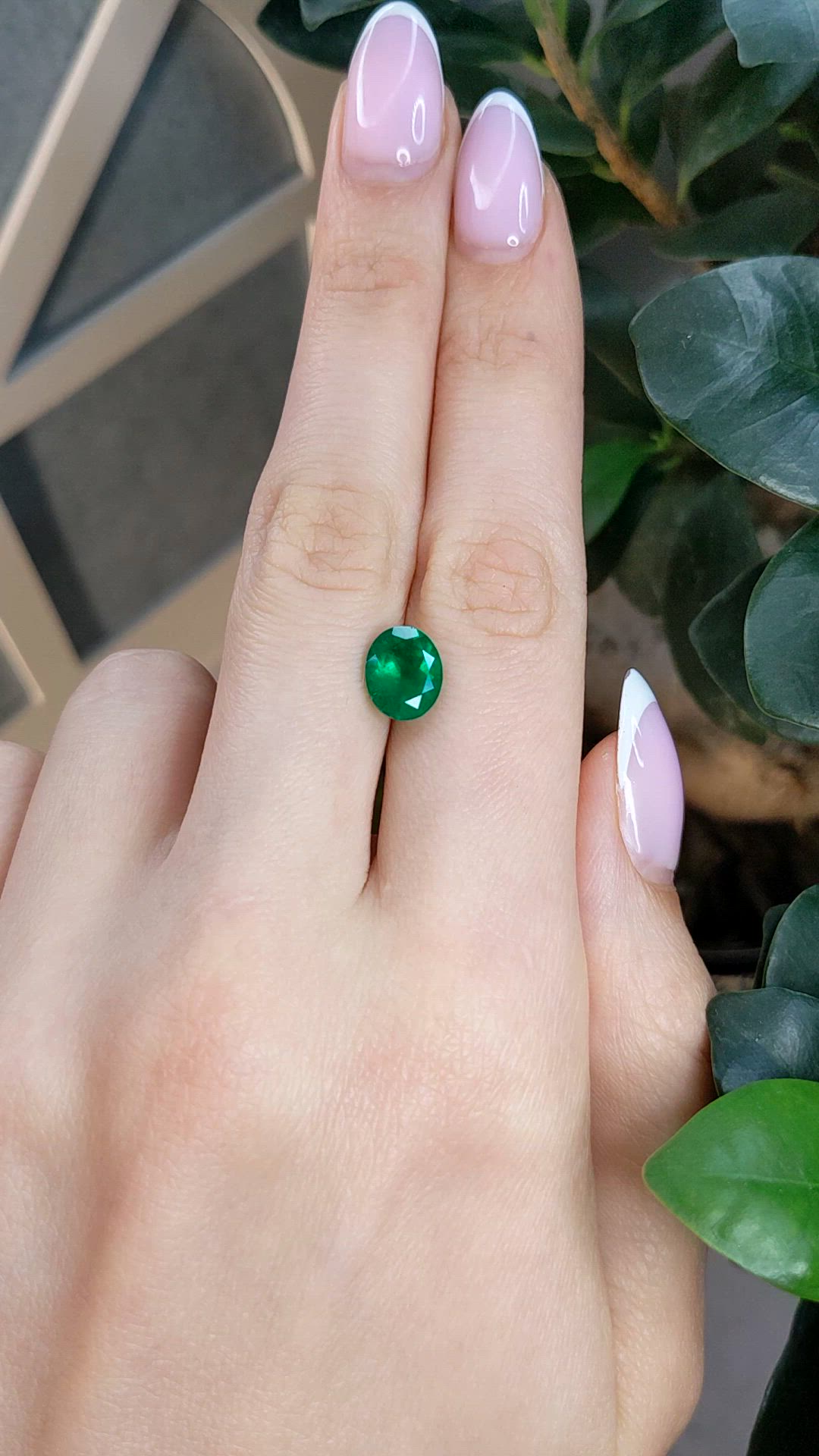 2.01 Ct. Emerald from Colombia Size Video