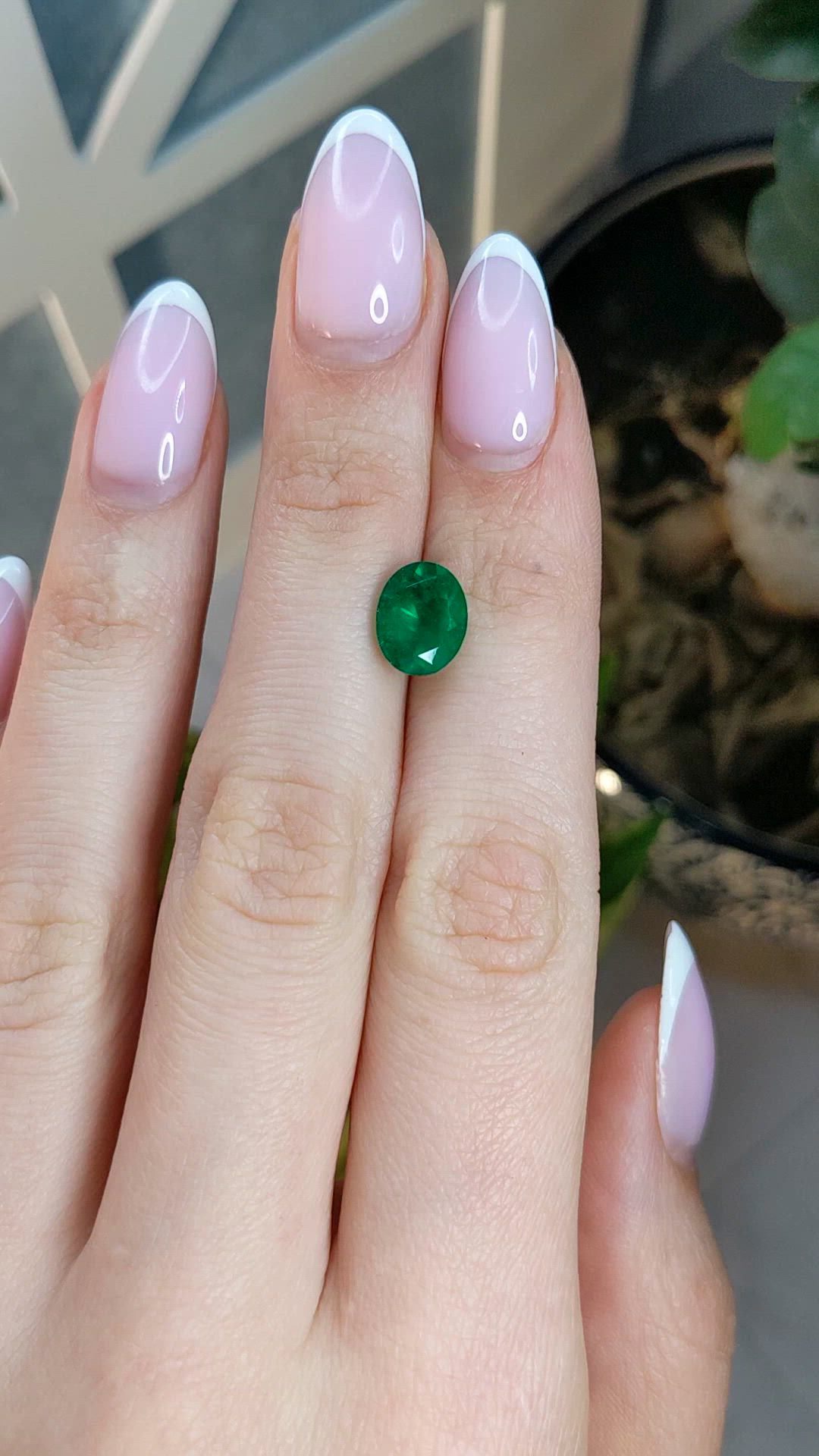 2.01 Ct. Emerald from Colombia Size Video
