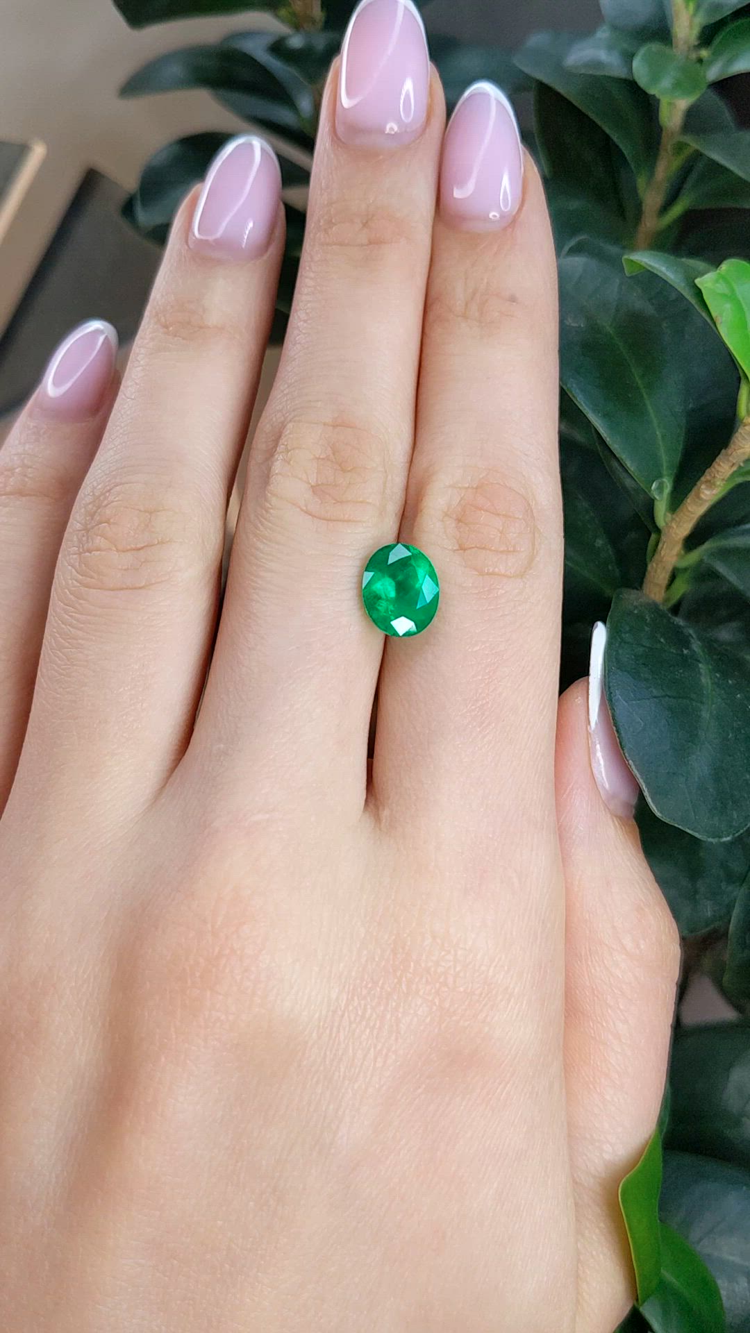 2.75 Ct. Emerald from Colombia Size Video