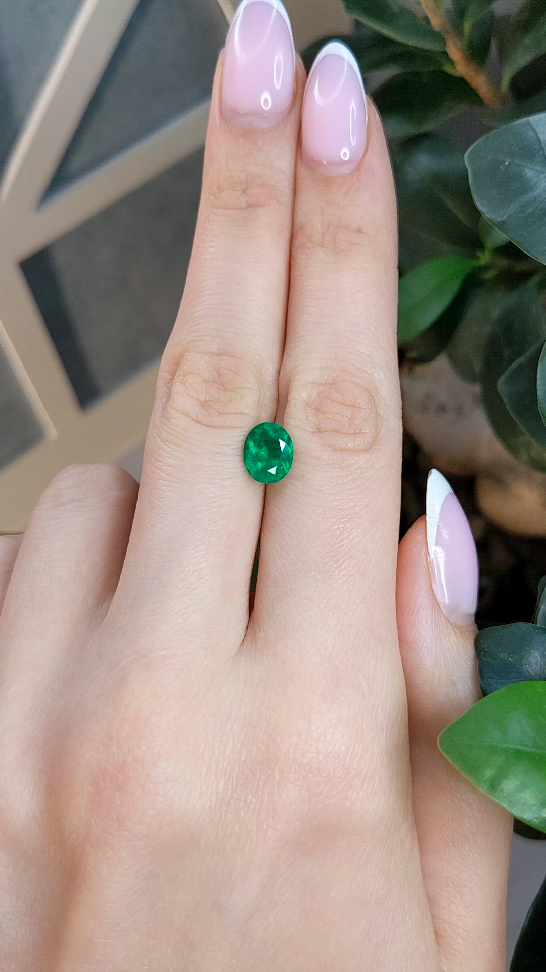 1.47 Ct. Emerald from Colombia Size Video