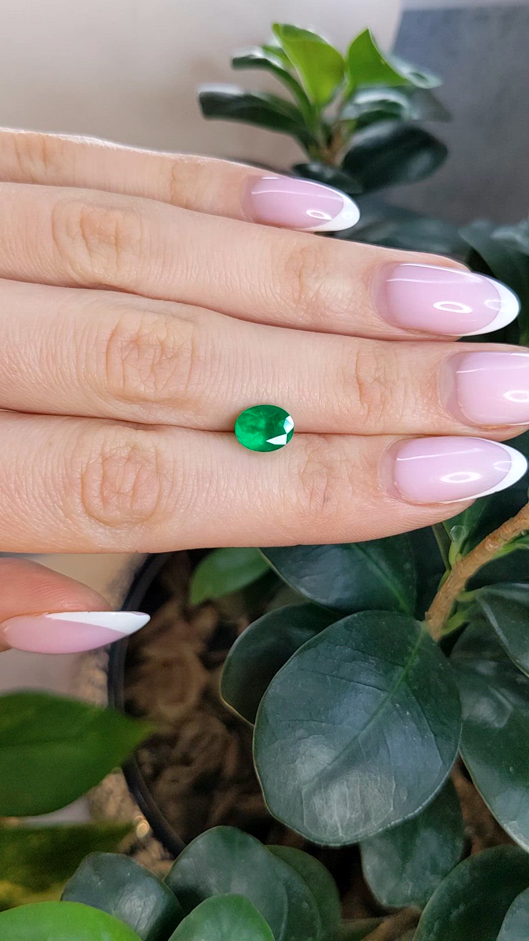1.42 Ct. Emerald from Colombia Size Video