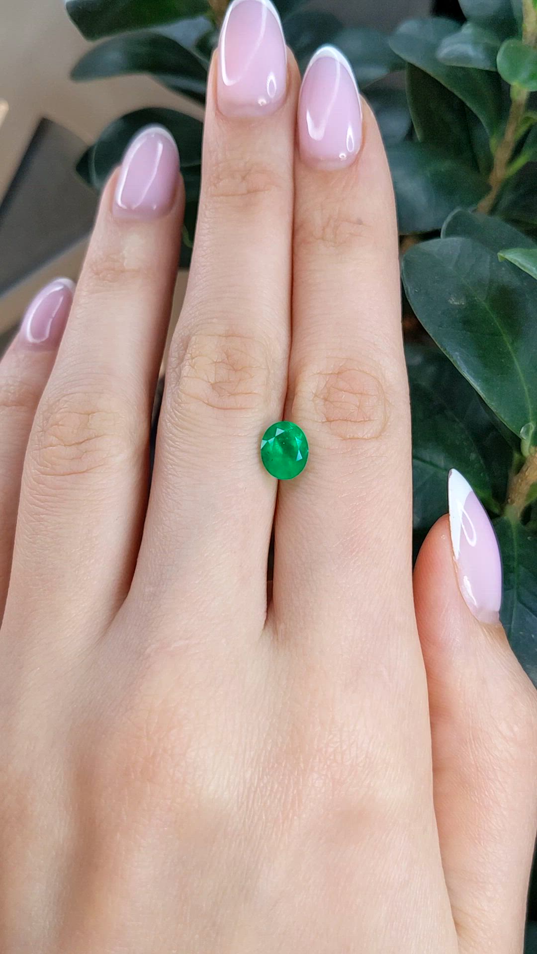 1.42 Ct. Emerald from Colombia Size Video