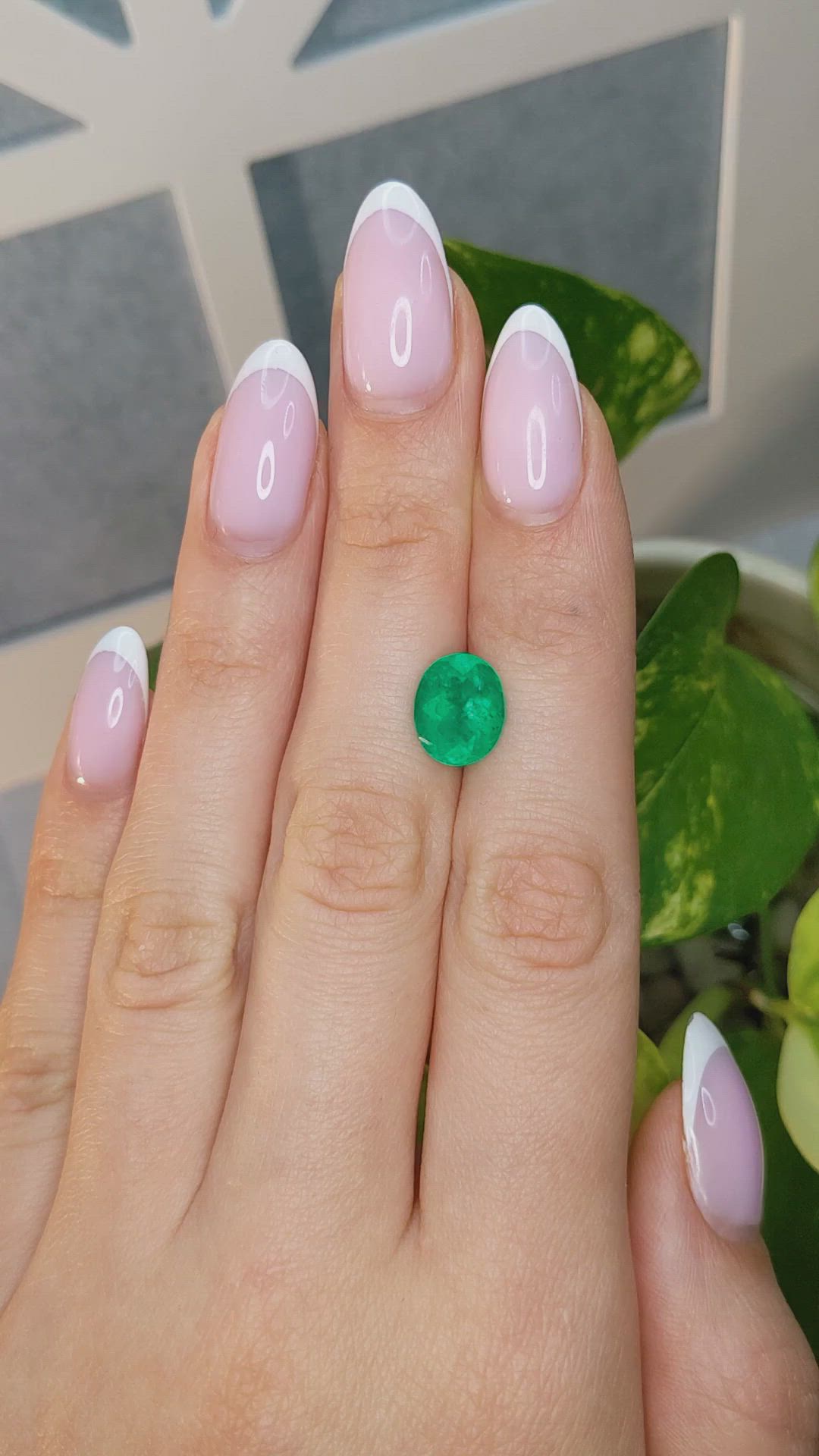3.30 Ct. Emerald from Colombia Size Video