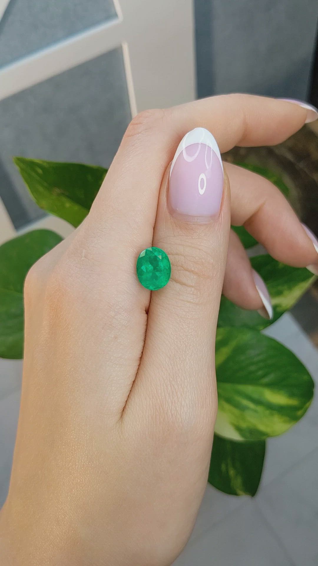 3.30 Ct. Emerald from Colombia Size Video