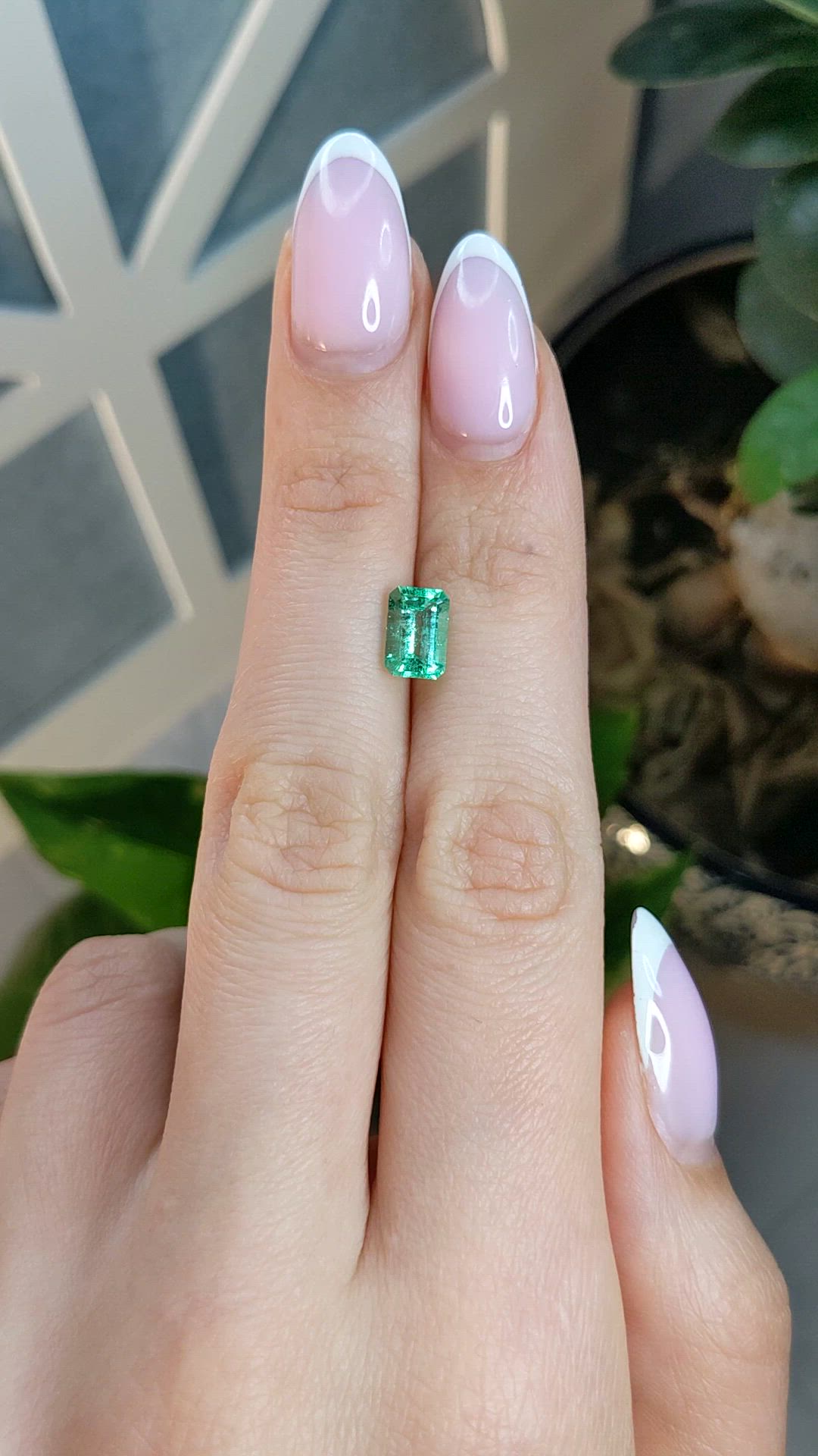 1.25 Ct. Emerald from Colombia Size Video