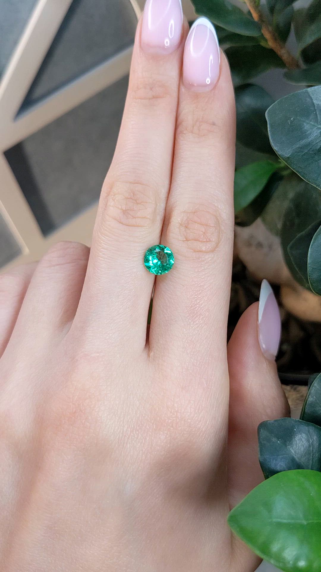 1.26 Ct. Emerald from Colombia Size Video