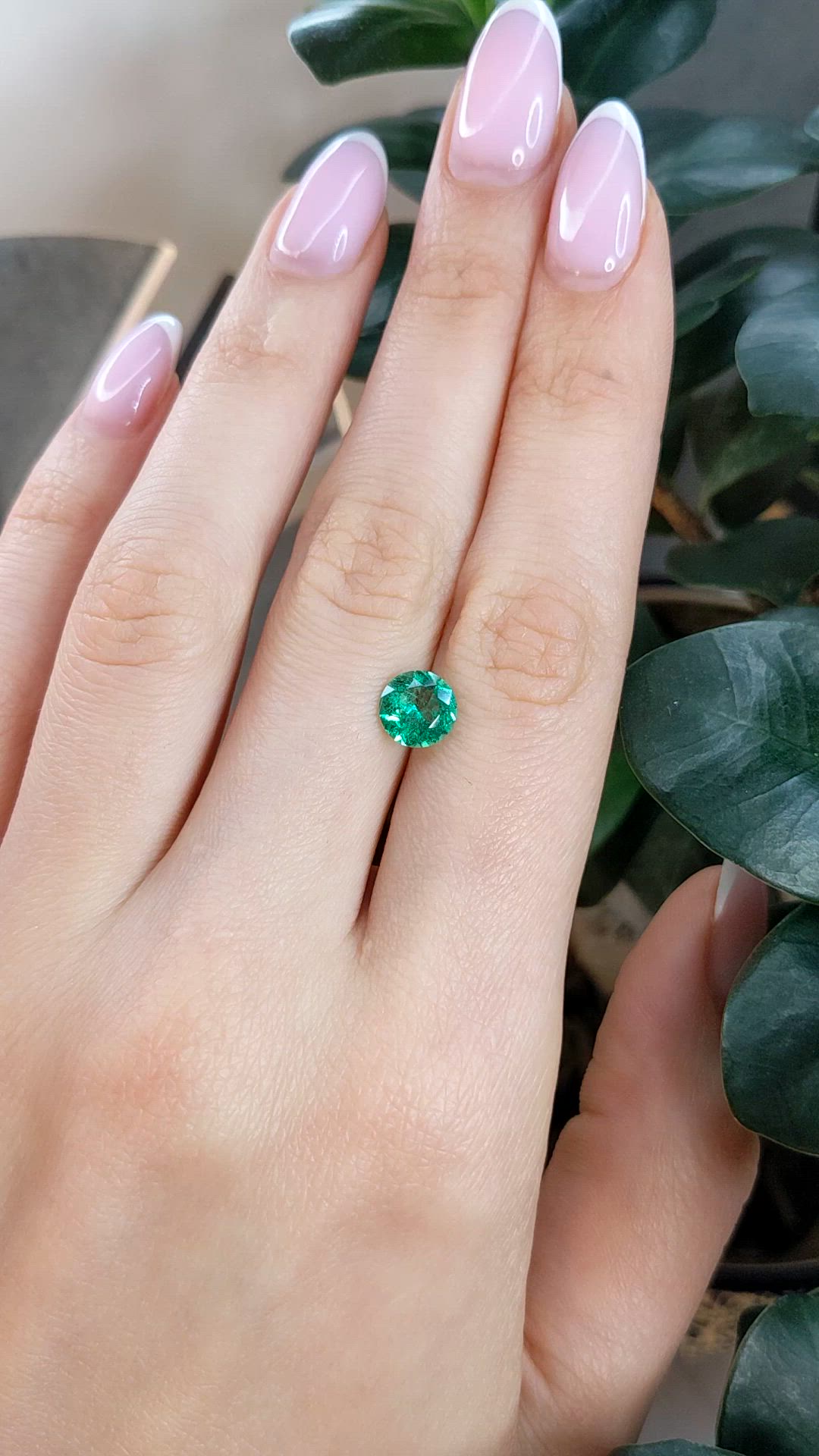 1.26 Ct. Emerald from Colombia Size Video