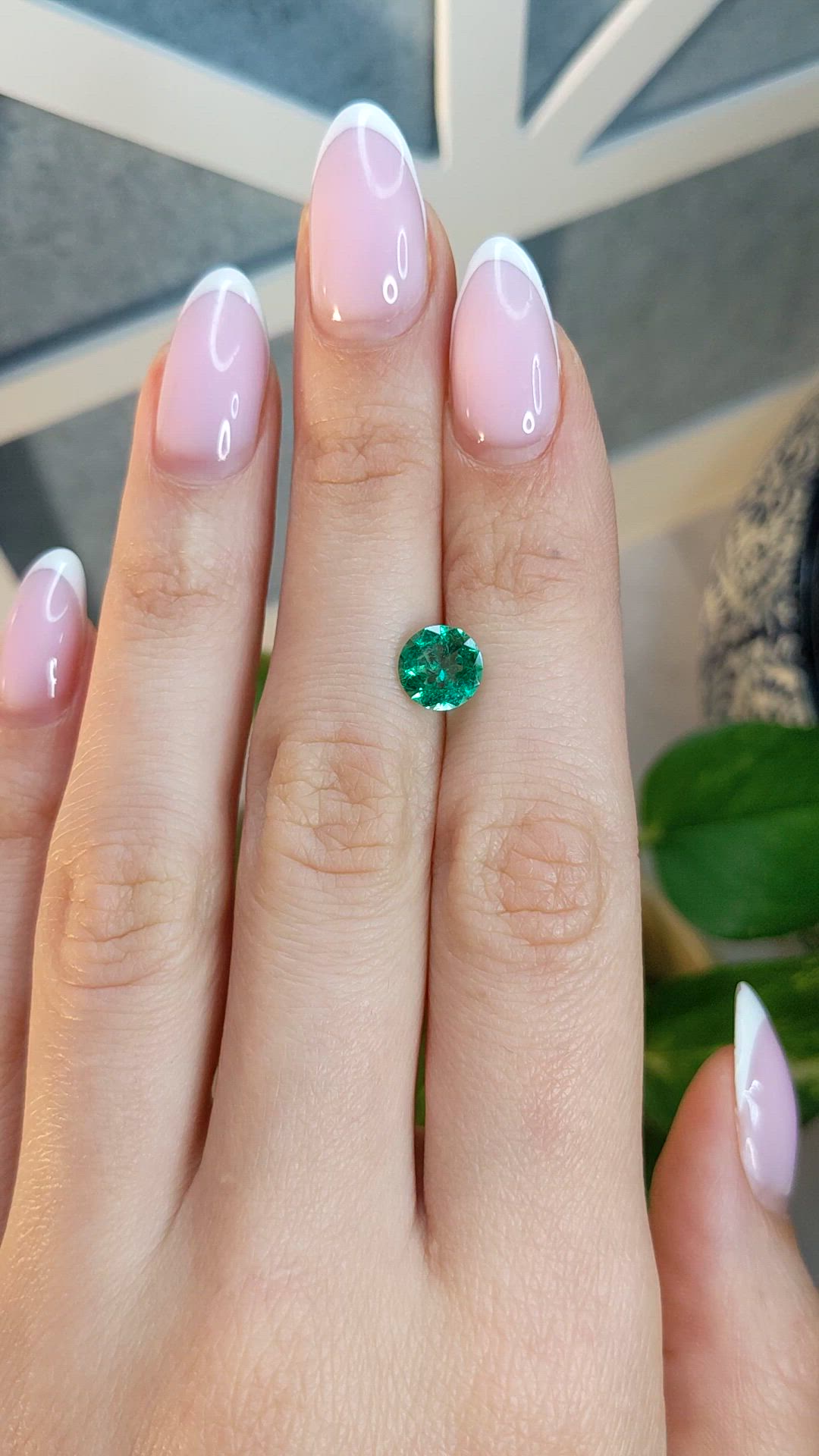 1.26 Ct. Emerald from Colombia Size Video