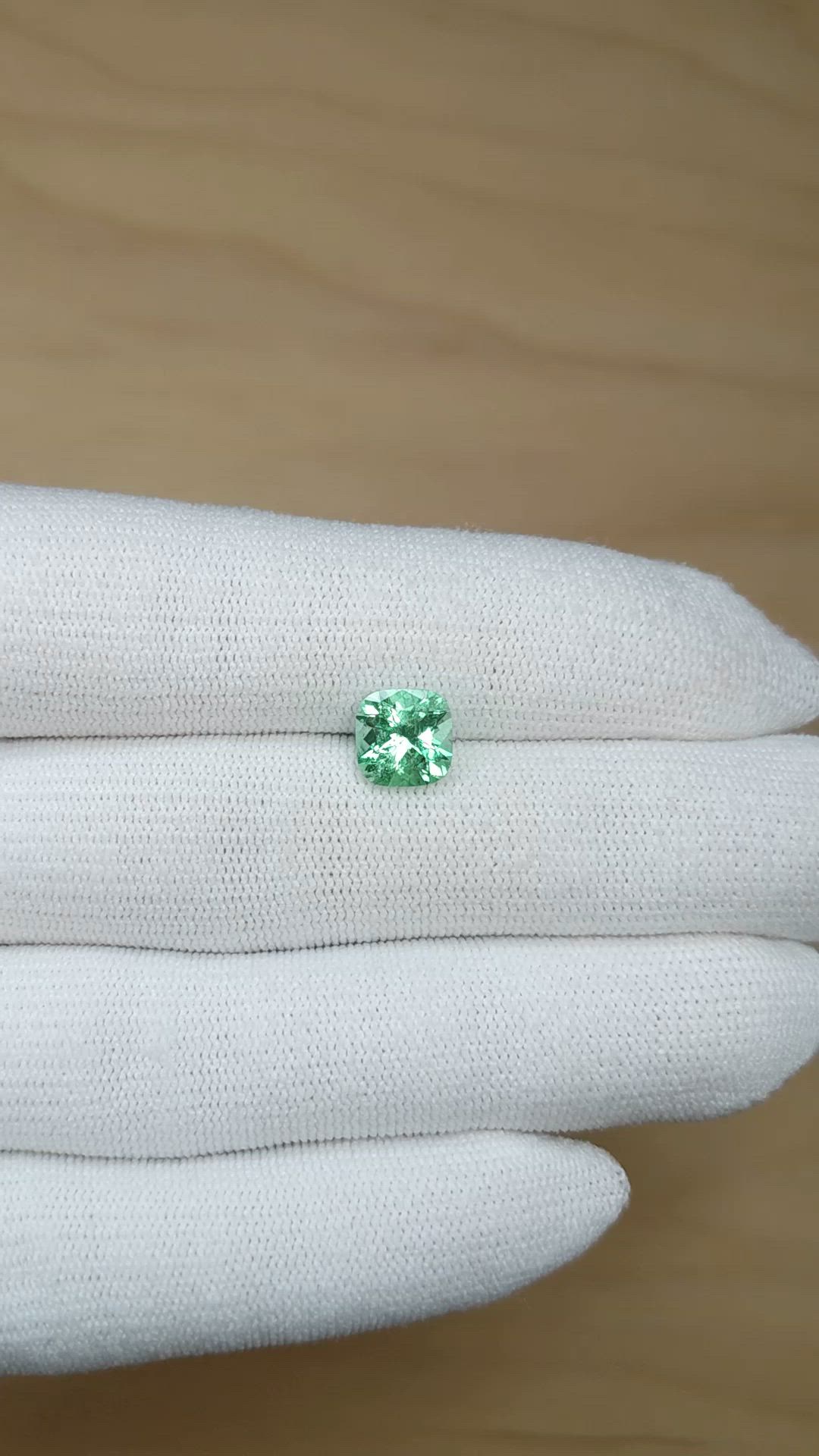 1.76 Ct. Emerald from Colombia Size Video