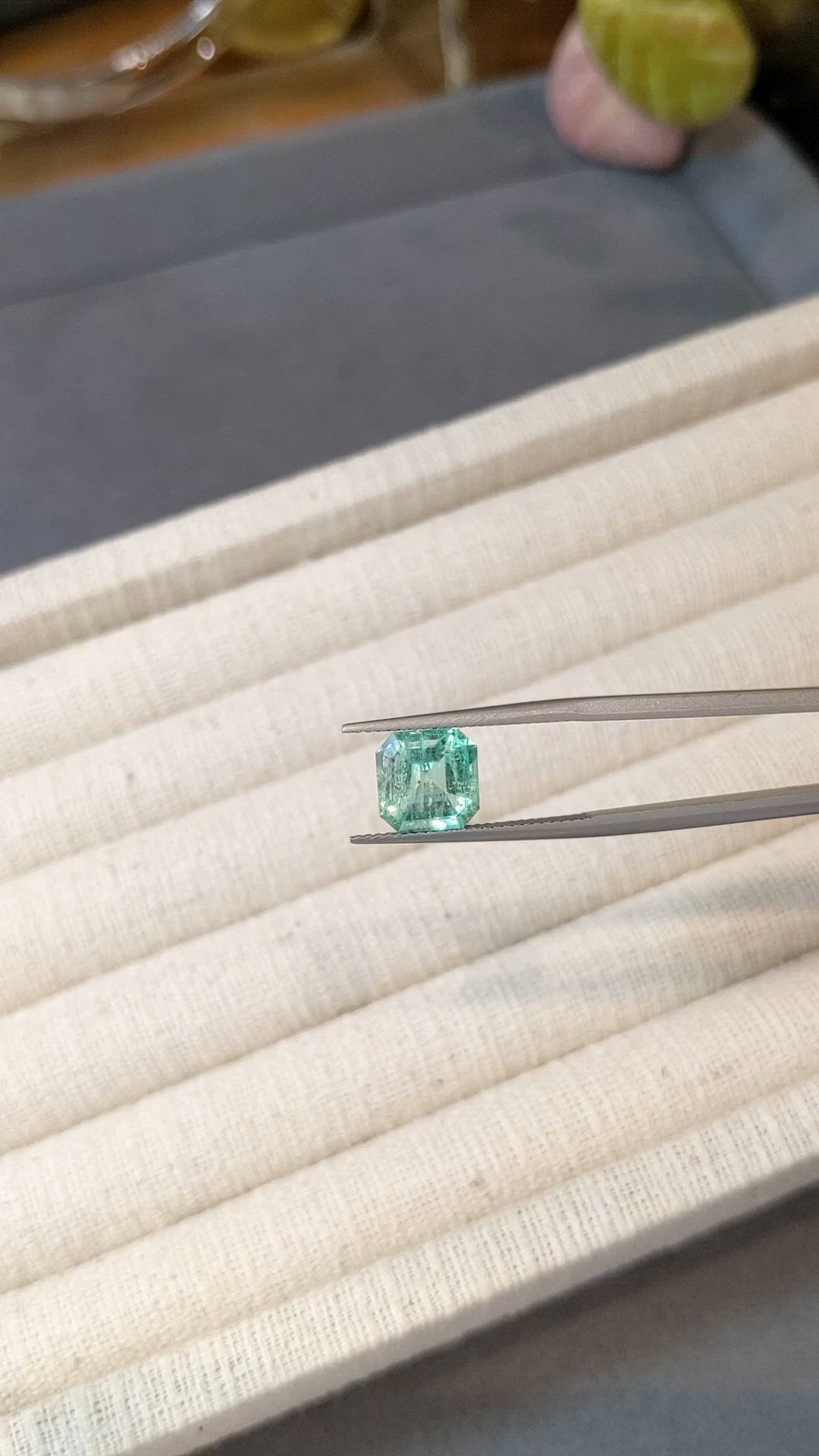 2.71 Ct. Emerald from Colombia Size Video