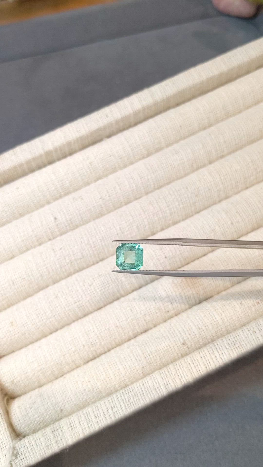1.80 Ct. Emerald from Colombia Size Video