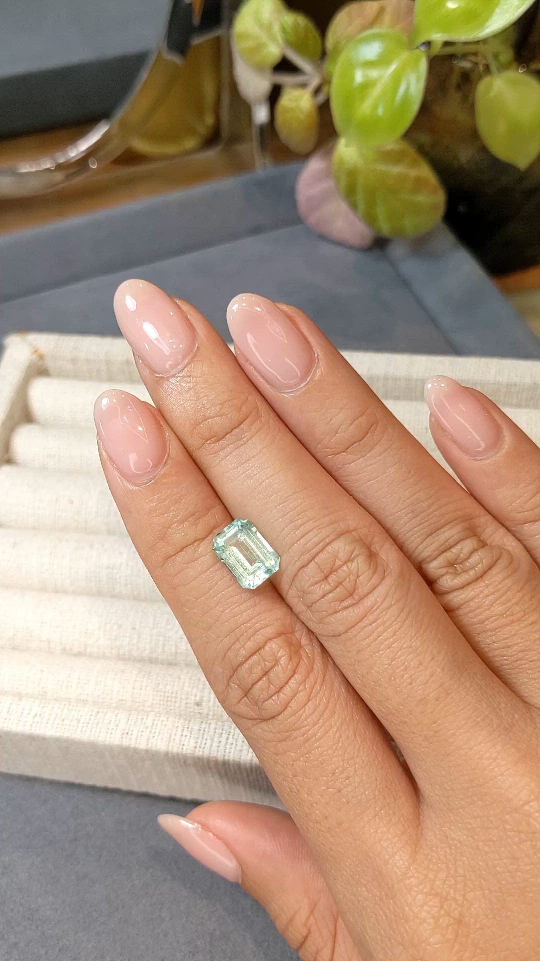 2.74 Ct. Emerald from Colombia Size Video
