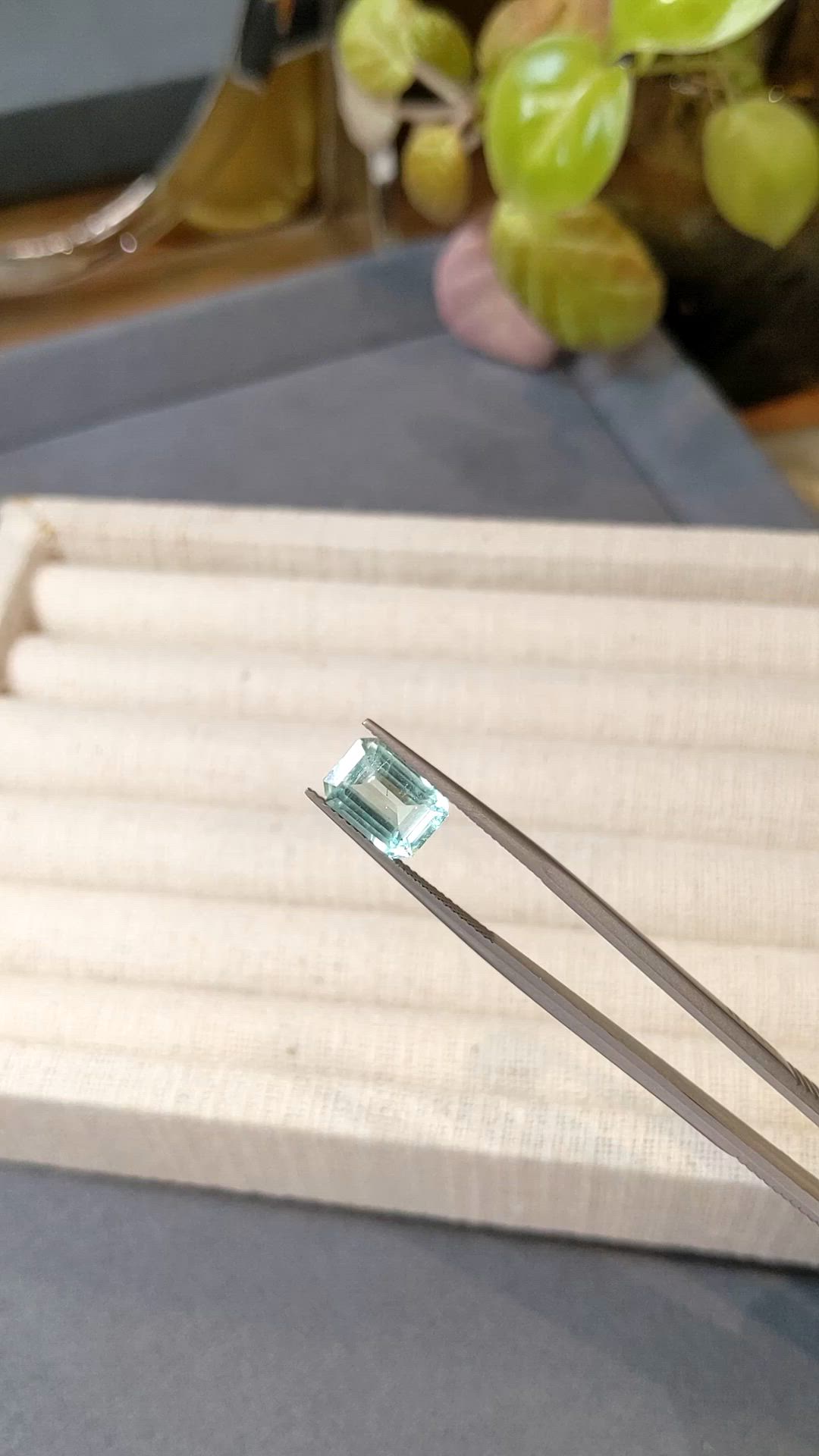2.74 Ct. Emerald from Colombia Size Video