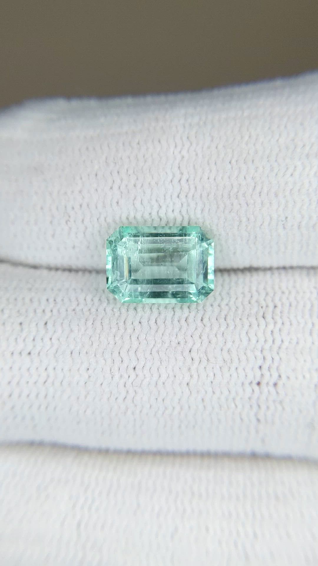 2.74 Ct. Emerald from Colombia Size Video