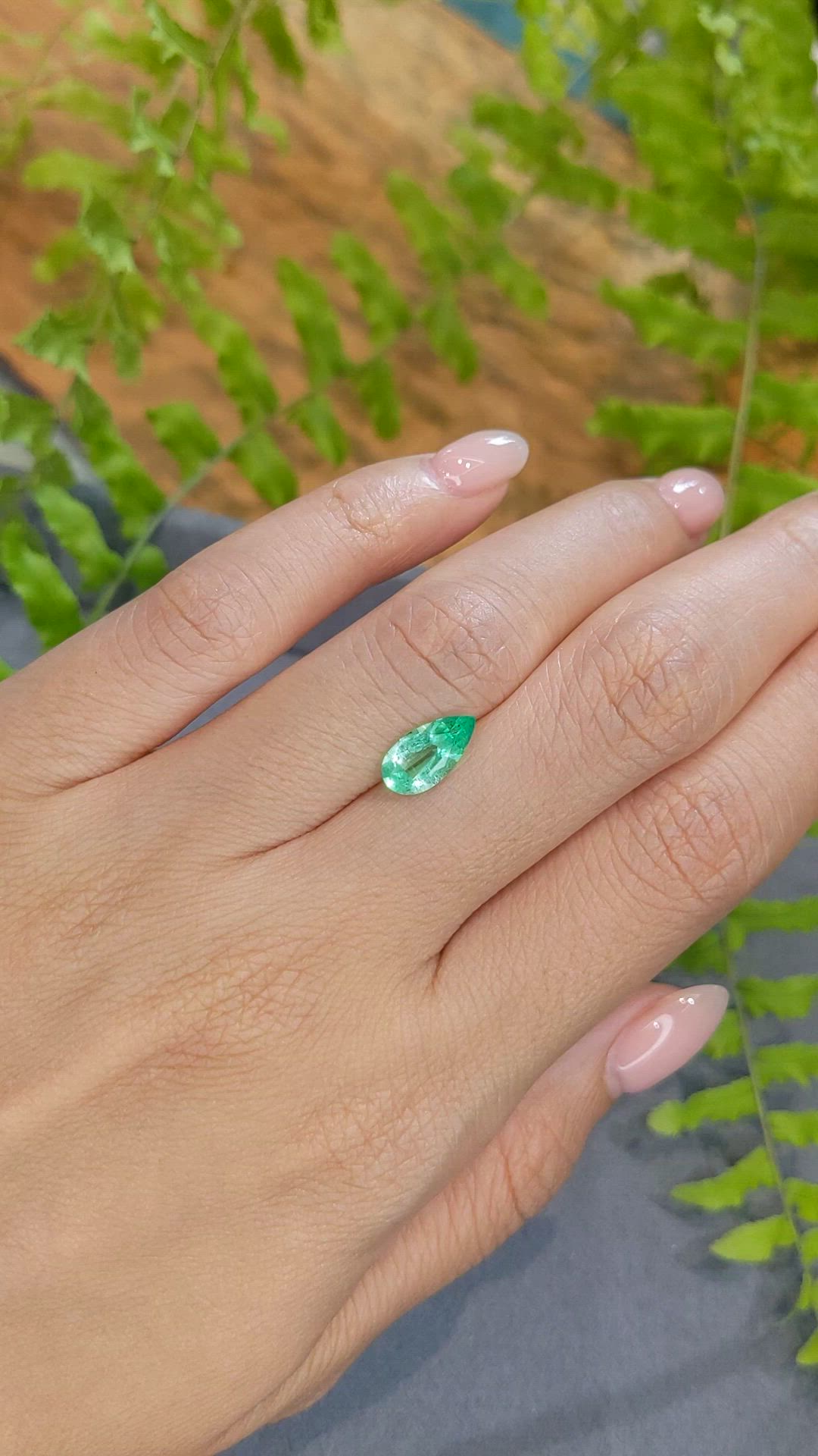 1.16 Ct. Emerald from Russia Size Video