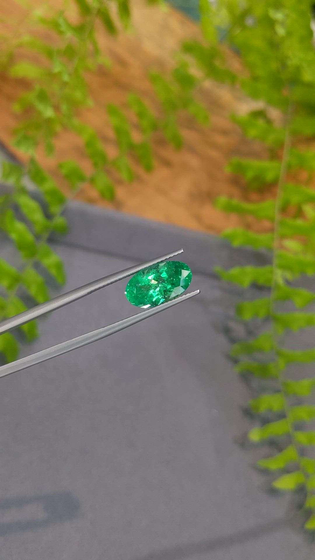 3.84 Ct. Emerald from Russia Size Video