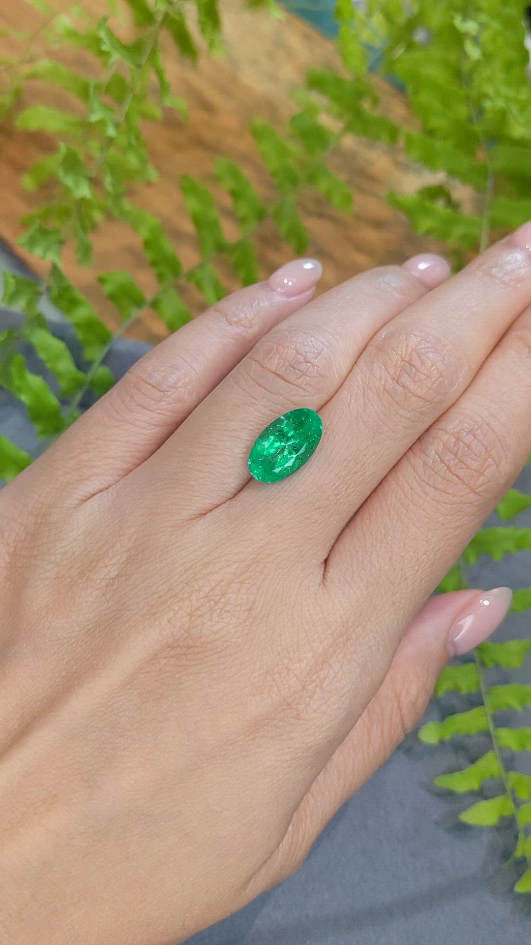 3.84 Ct. Emerald from Russia Size Video