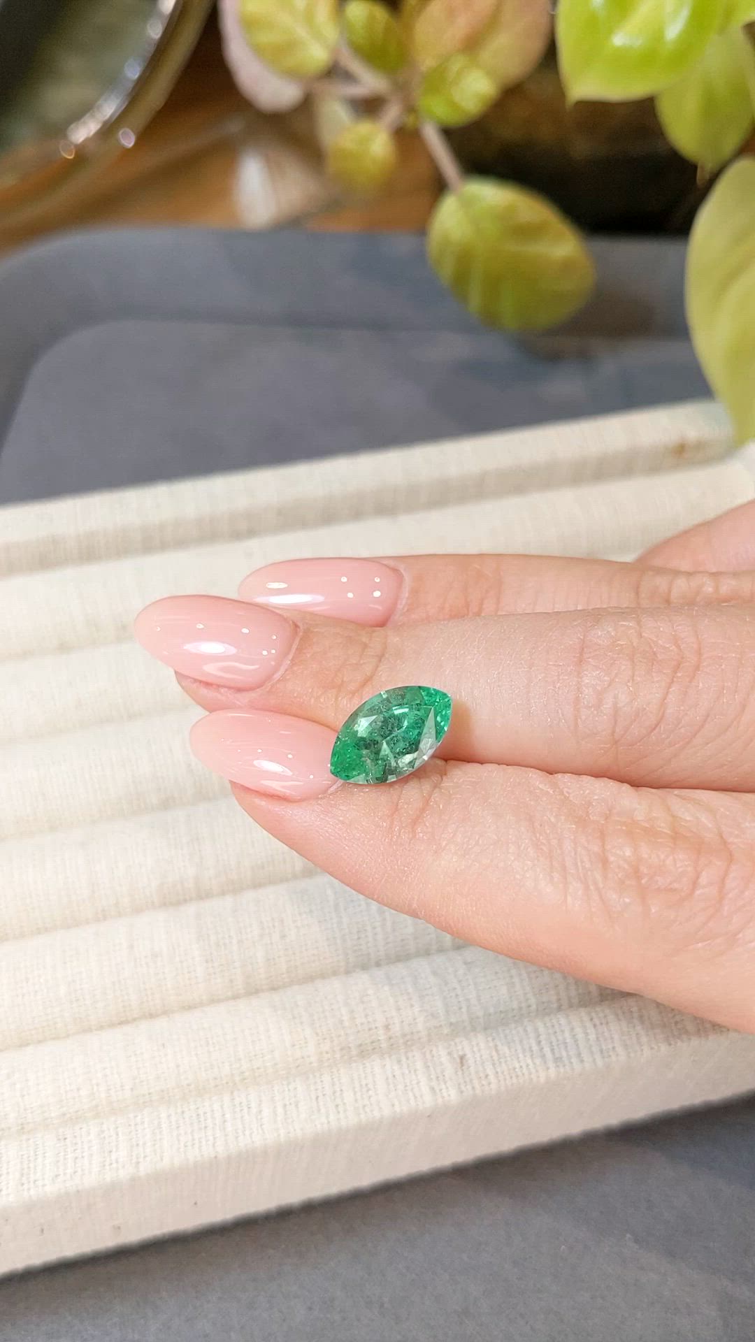3.17 Ct. Emerald from Russia Size Video
