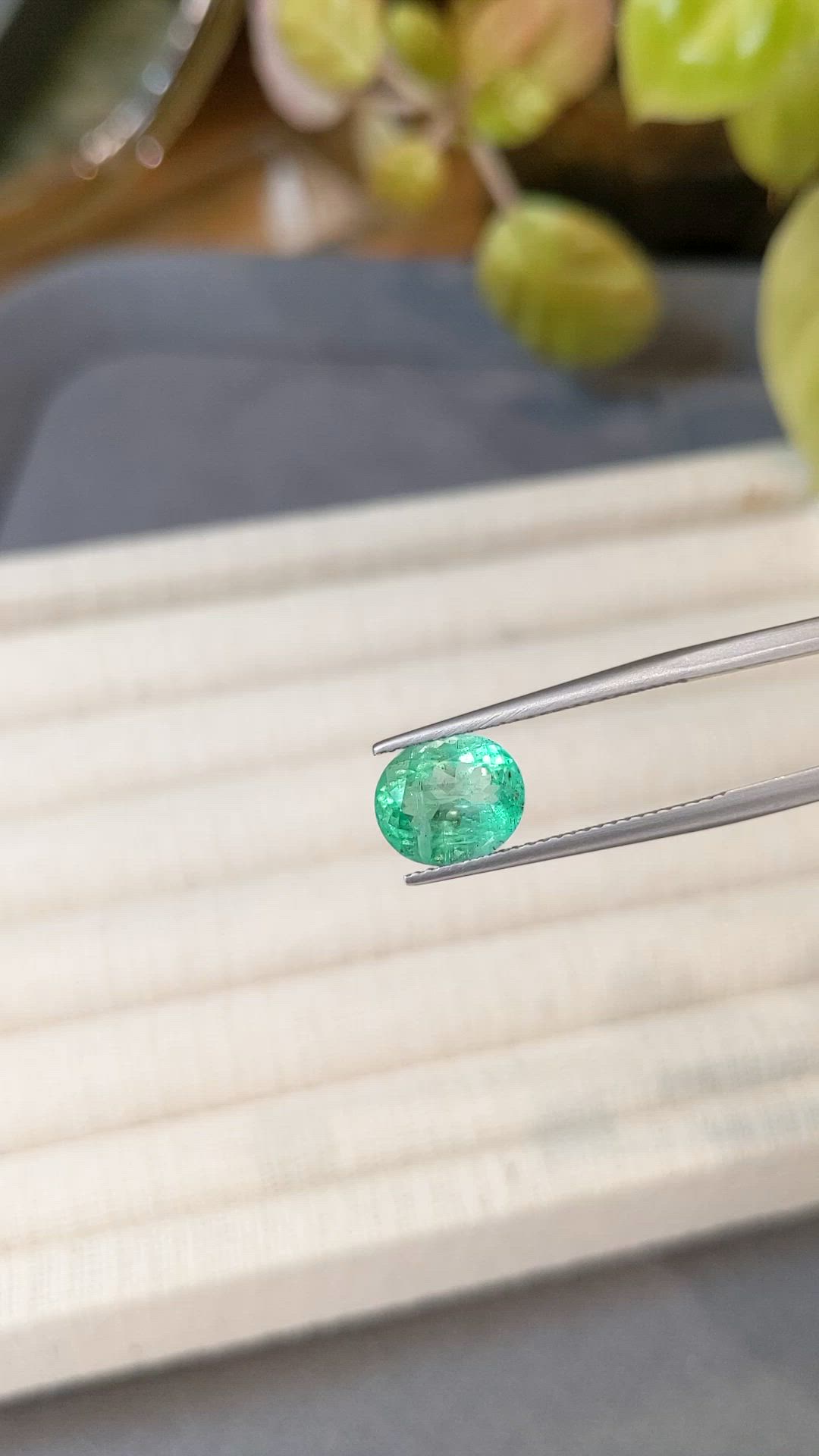 2.41 Ct. Emerald from Russia Size Video