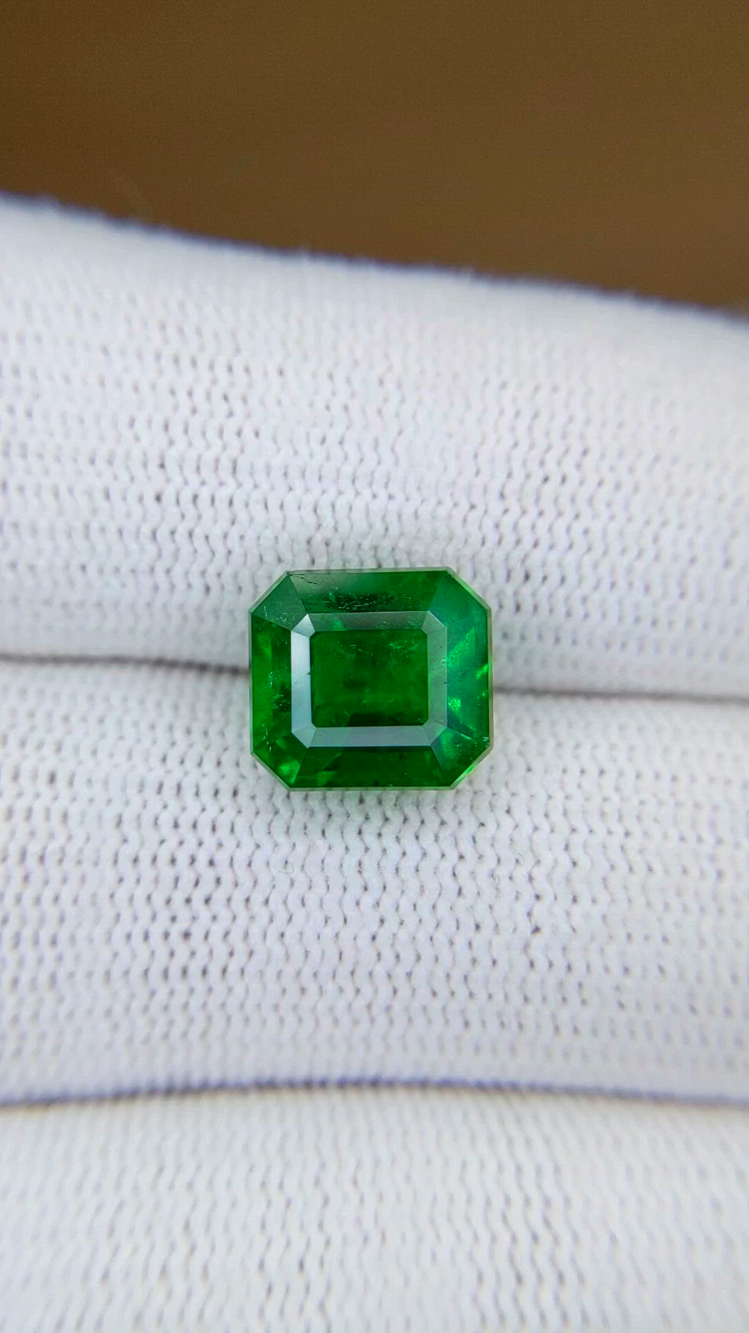 4.18 Ct. Emerald from Zambia Size Video