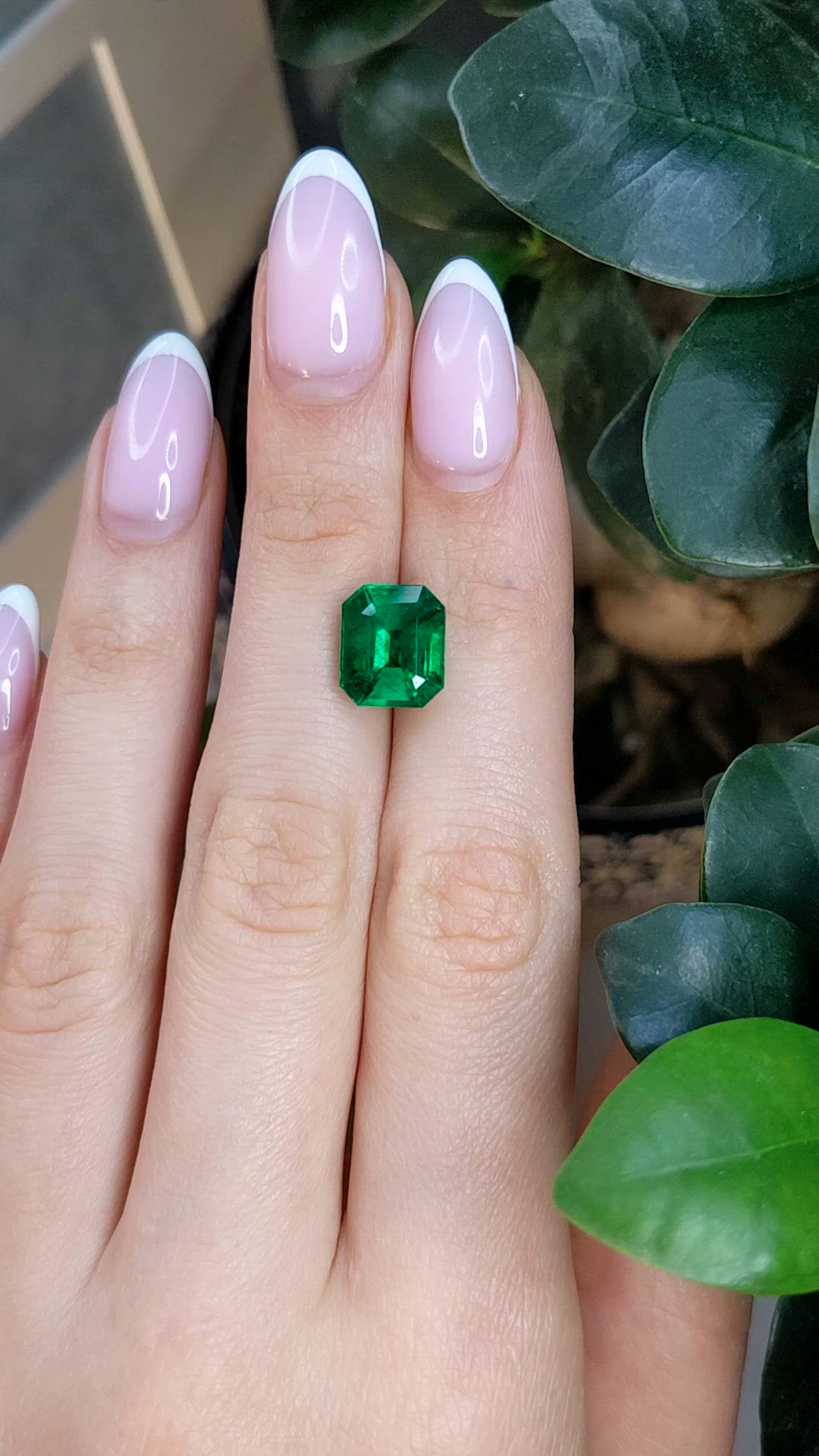 5.00 Ct. Emerald from Zambia Size Video