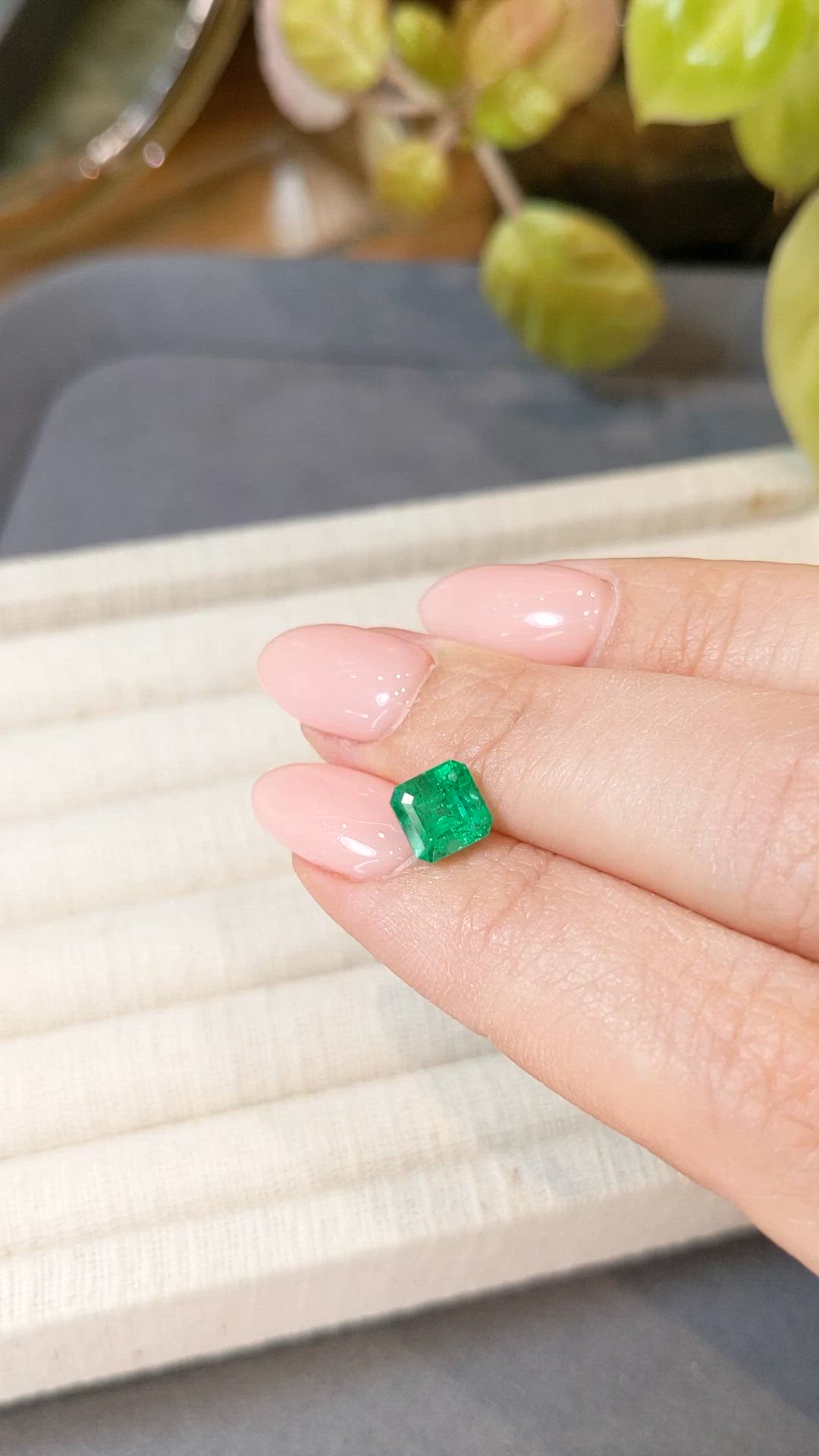 1.61 Ct. Emerald from Russia Size Video