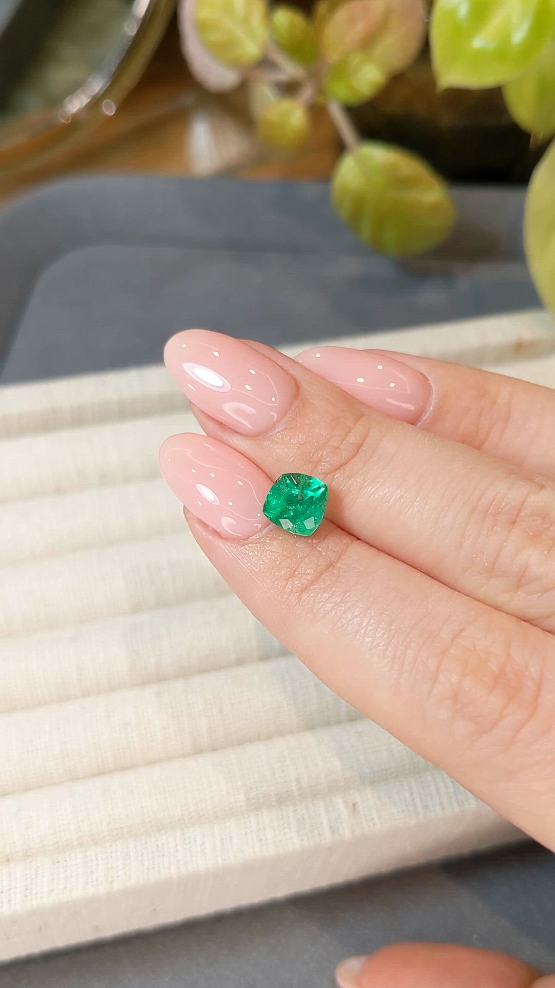 1.52 Ct. Emerald from Russia Size Video
