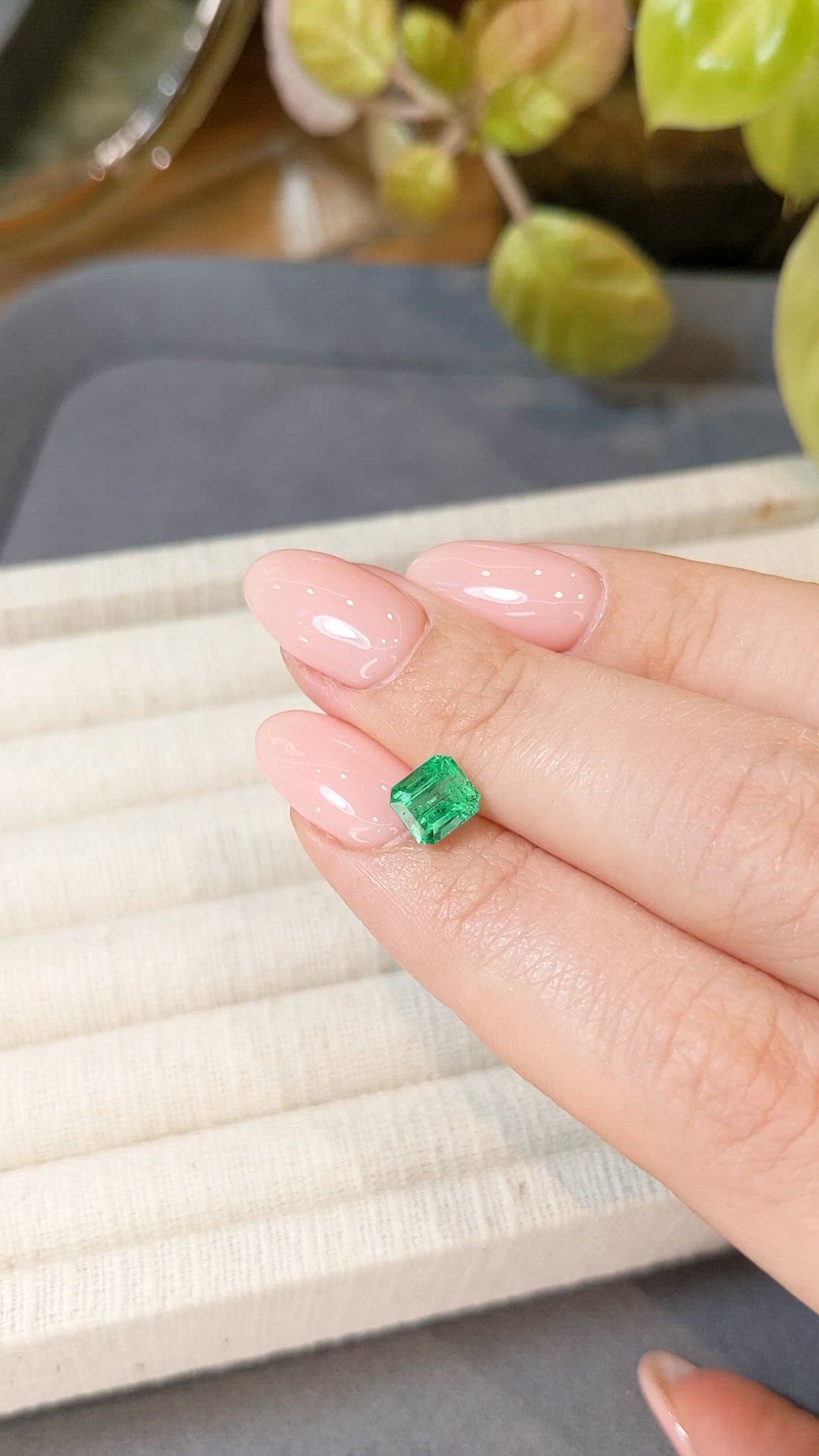 1.28 Ct. Emerald from Russia Size Video
