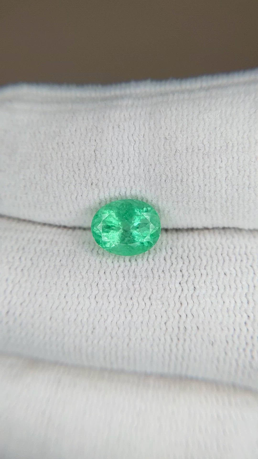 1.47 Ct. Emerald from Russia Size Video