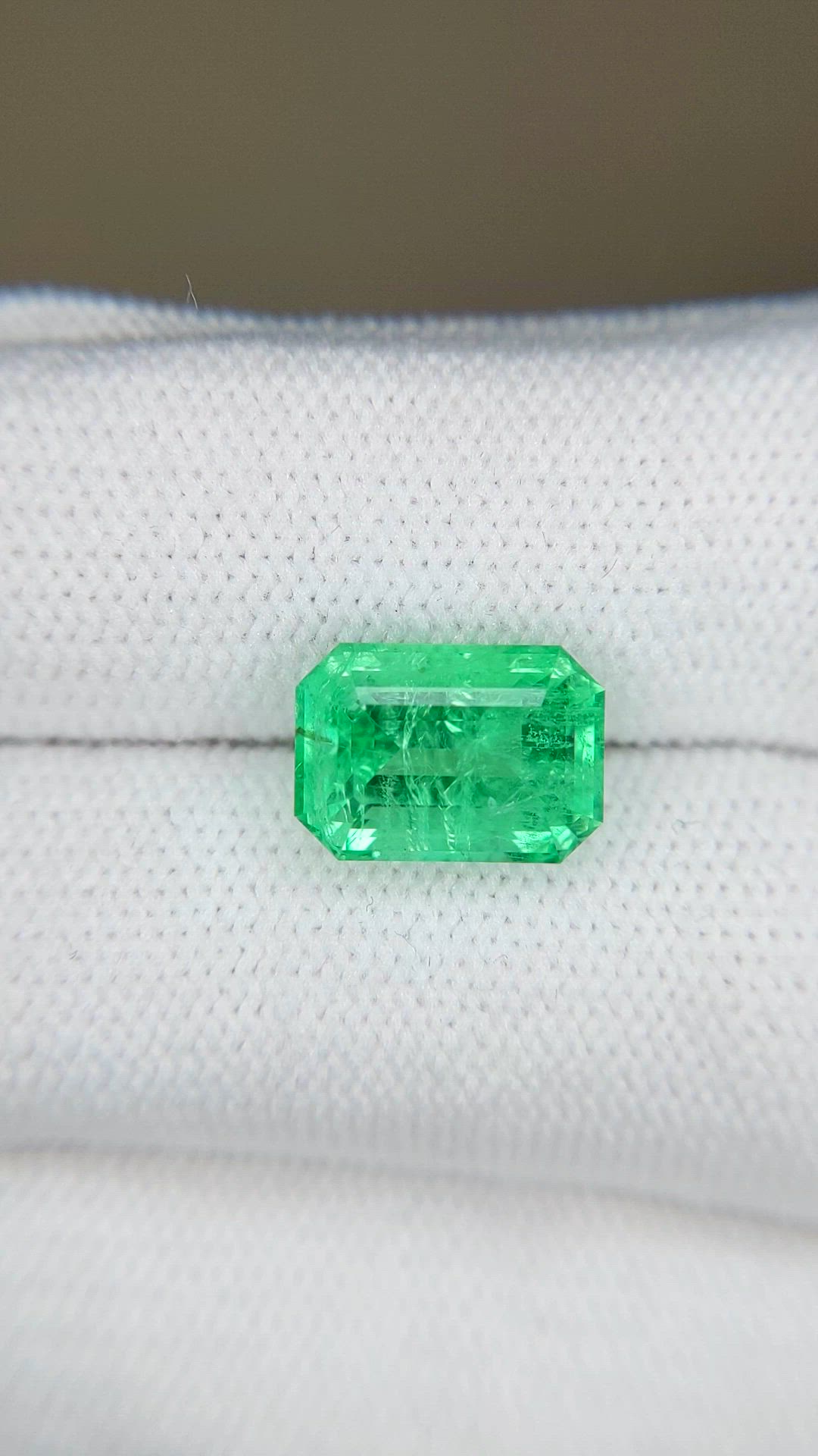3.38 Ct. Emerald from Russia Size Video