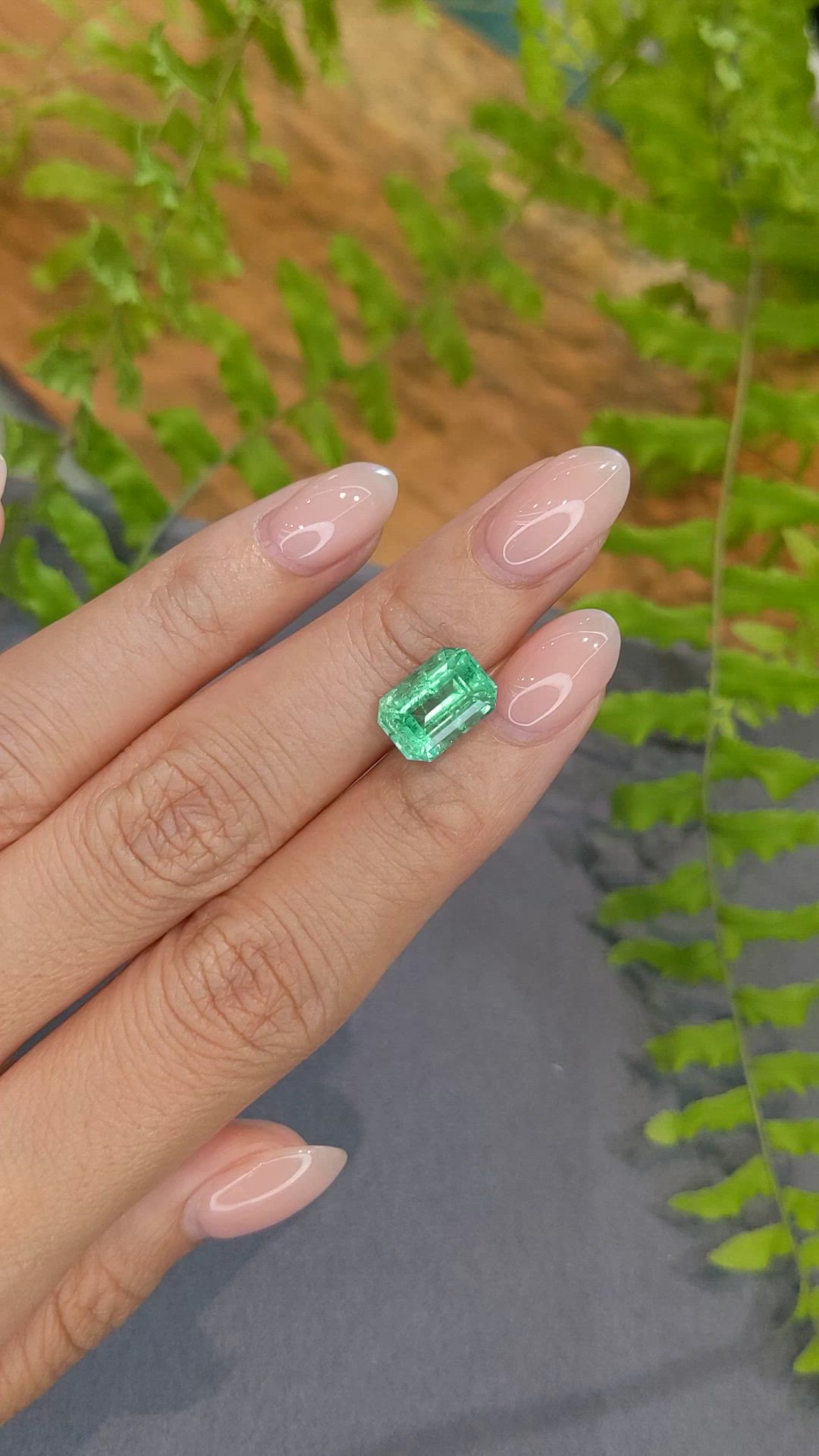 3.38 Ct. Emerald from Russia Size Video