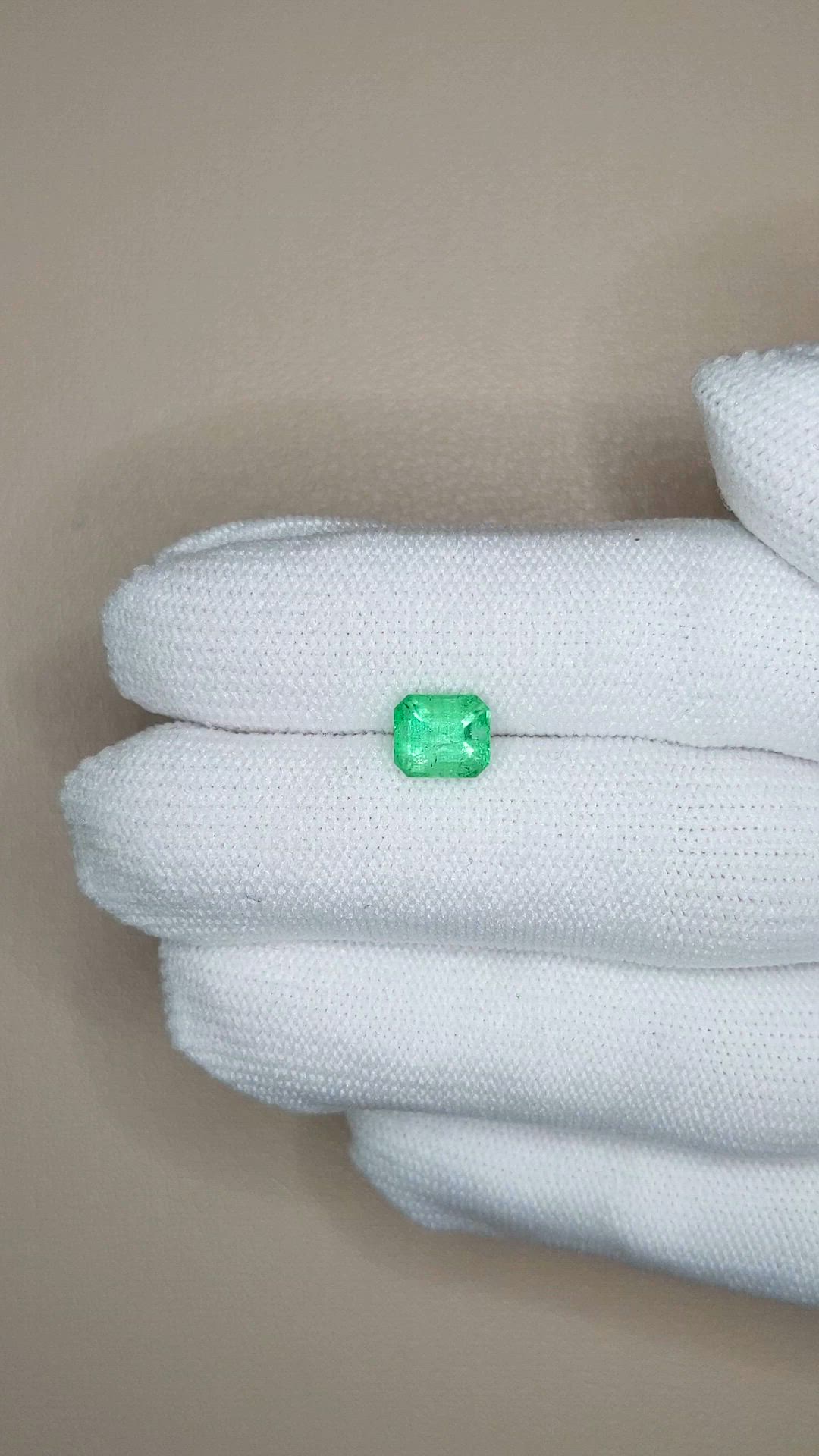 1.42 Ct. Emerald from Russia Size Video
