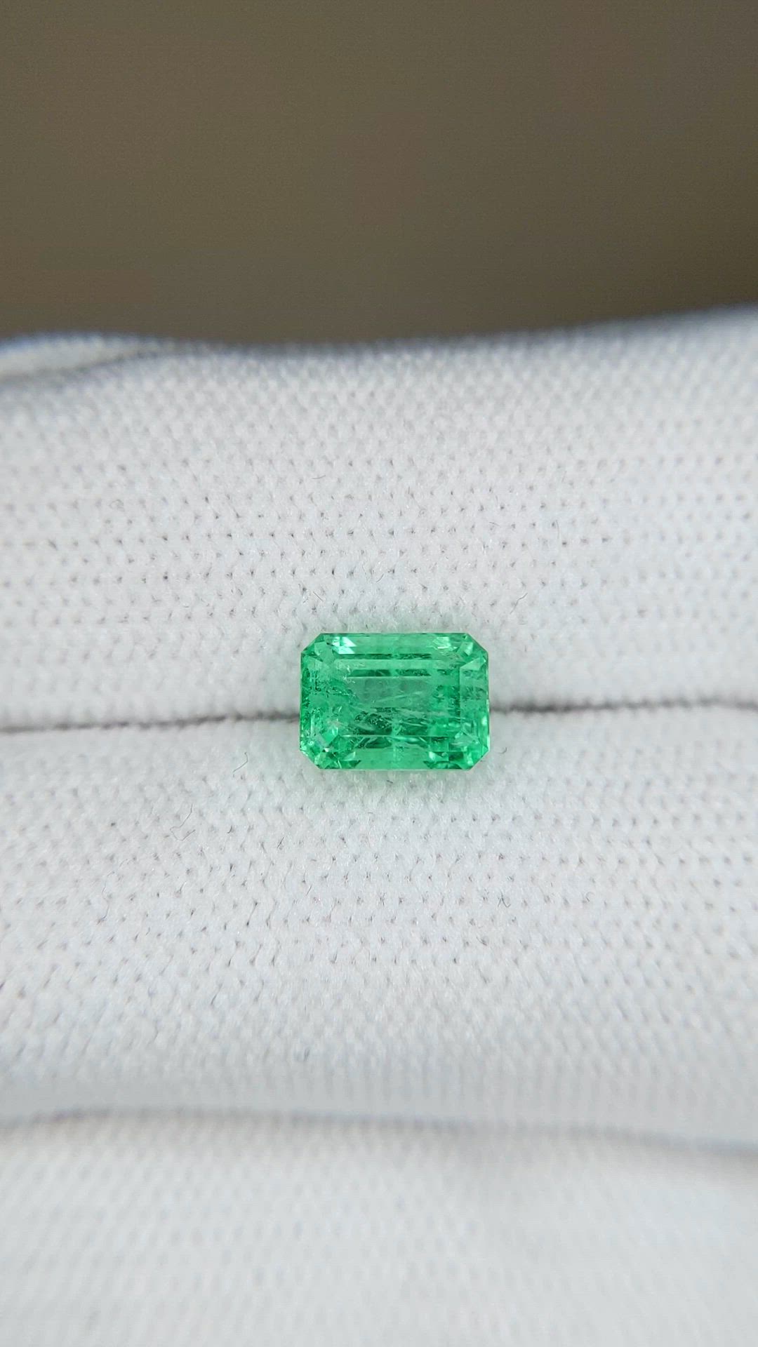 1.41 Ct. Emerald from Russia Size Video