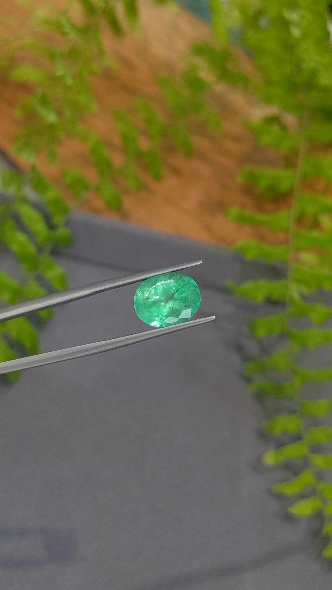 4.26 Ct. Emerald from Russia Size Video