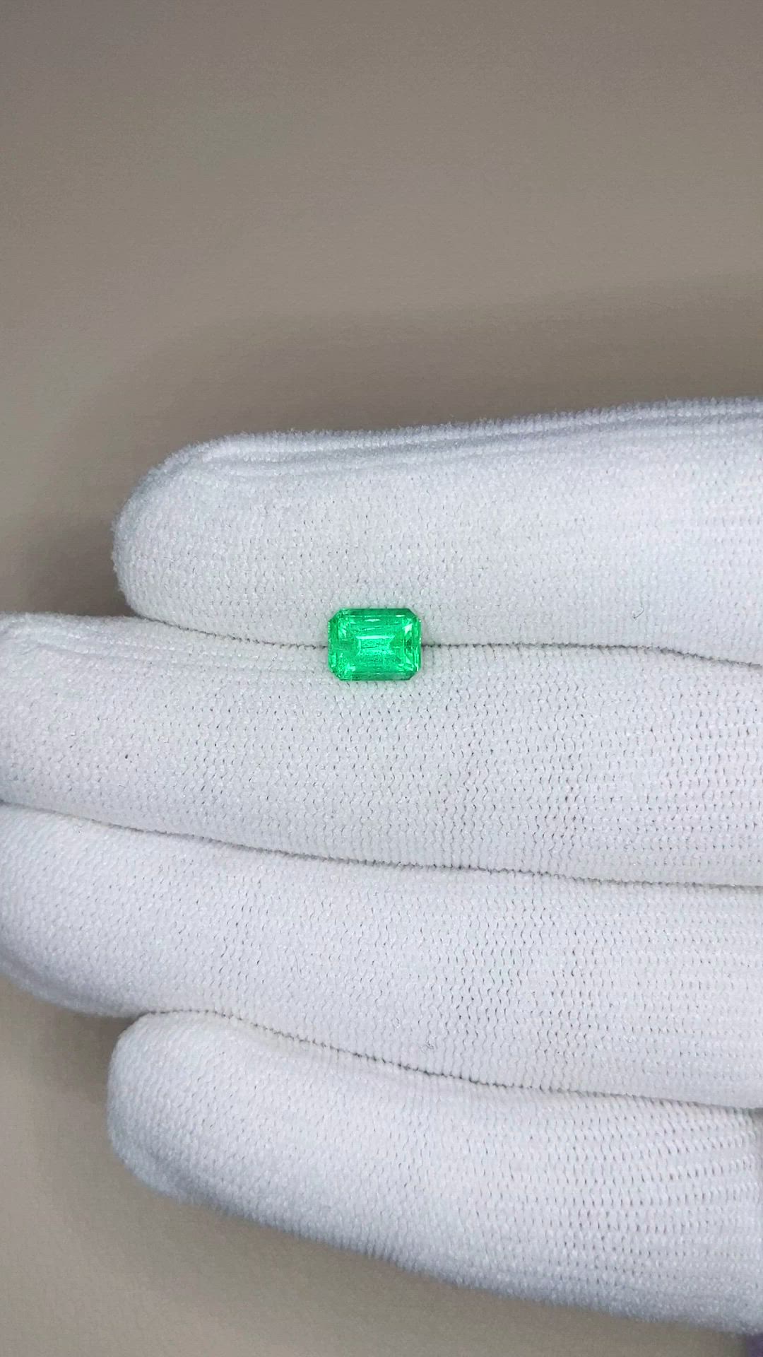 1.18 Ct. Emerald from Russia Size Video