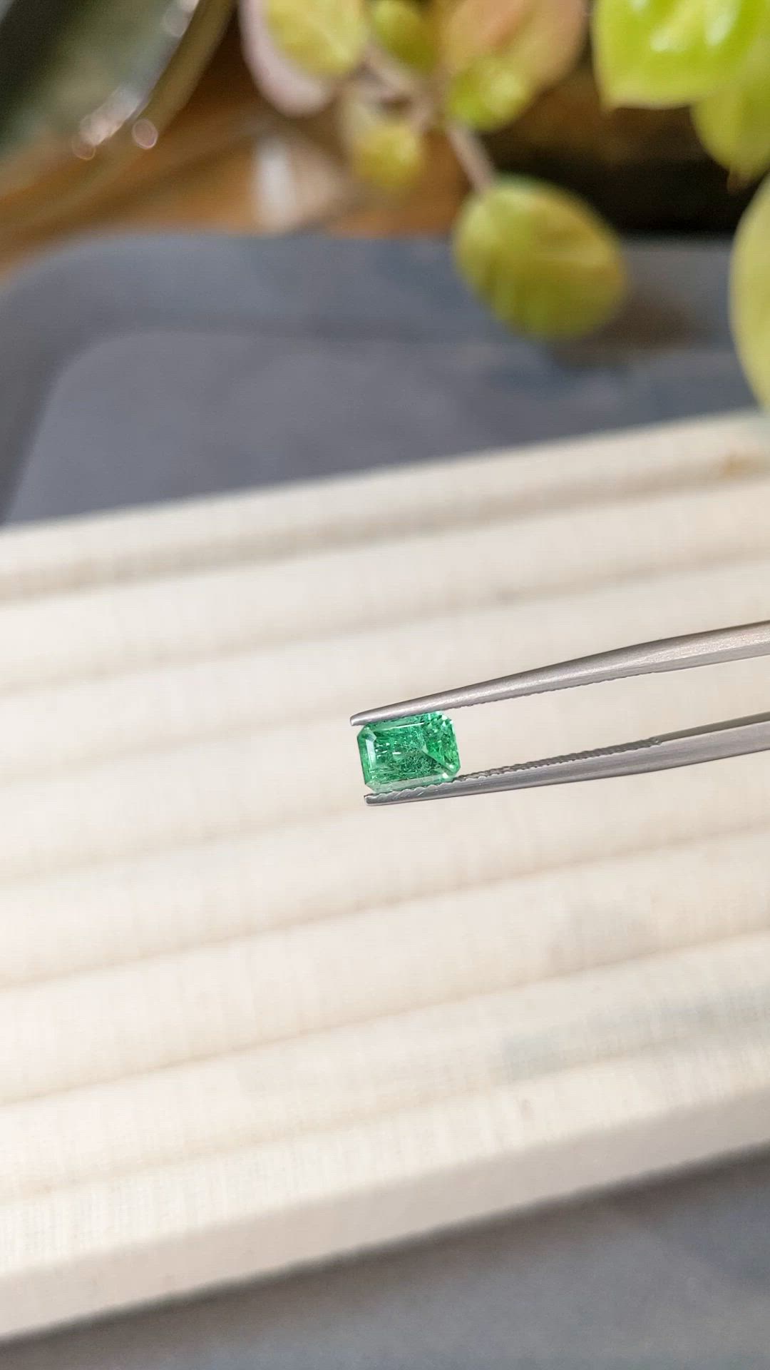 1.18 Ct. Emerald from Russia Size Video