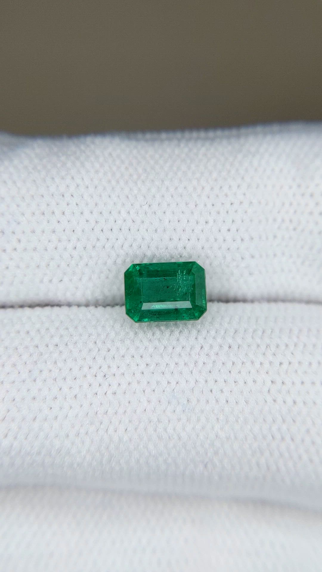 1.15 Ct. Emerald from Zambia Size Video