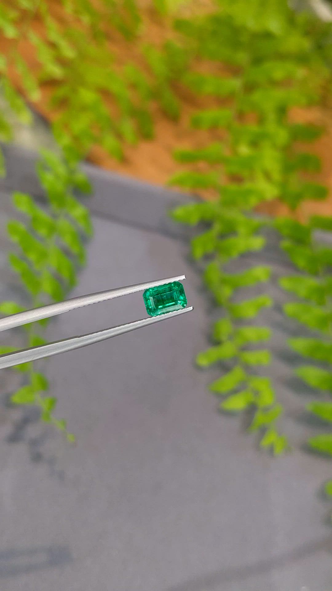 1.02 Ct. Emerald from Zambia Size Video