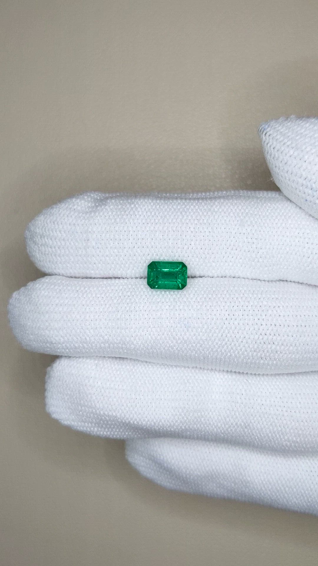 1.14 Ct. Emerald from Zambia Size Video