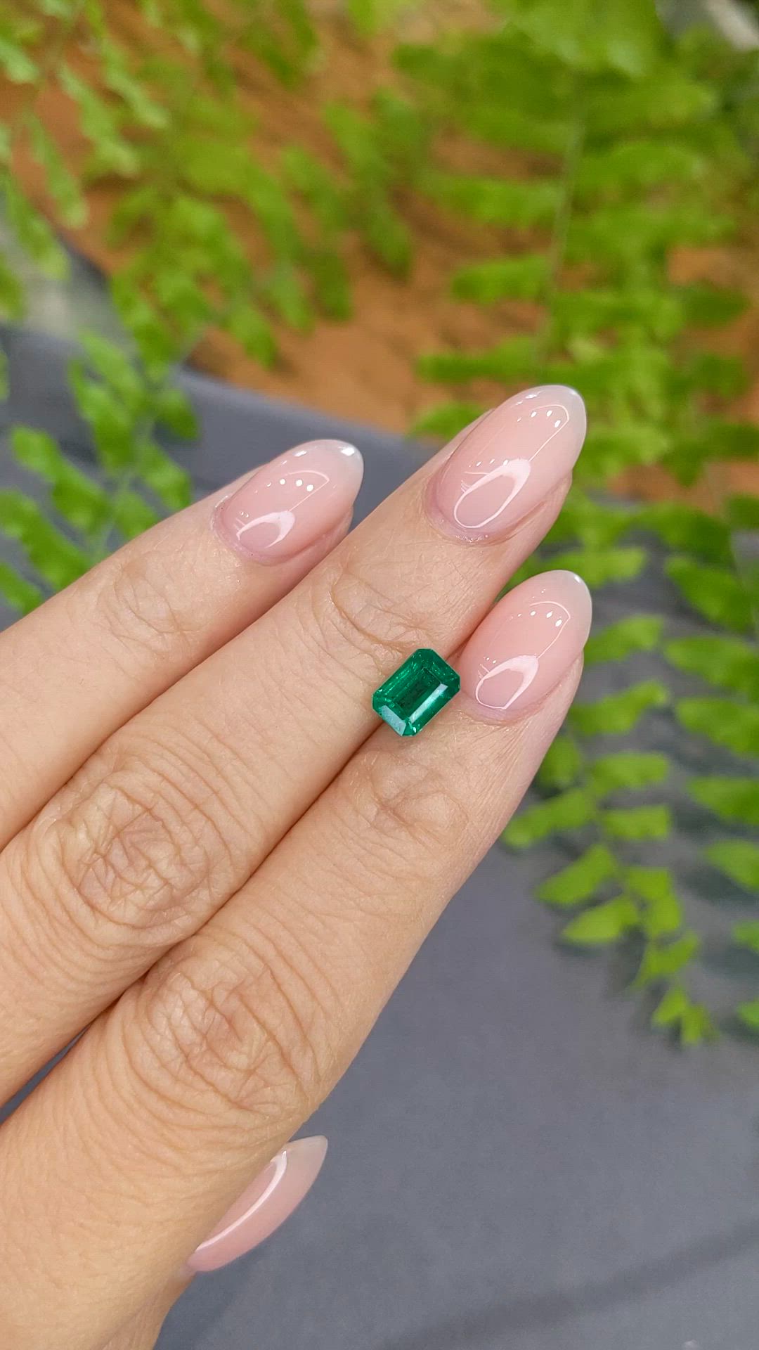 1.14 Ct. Emerald from Zambia Size Video