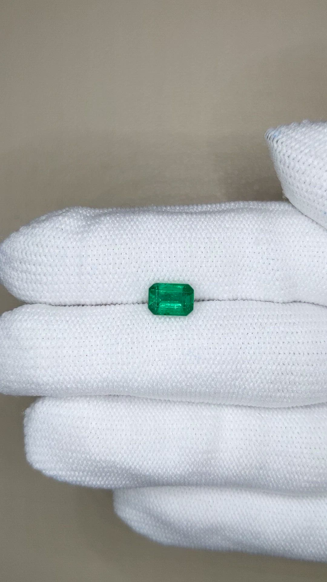 1.08 Ct. Emerald from Zambia Size Video