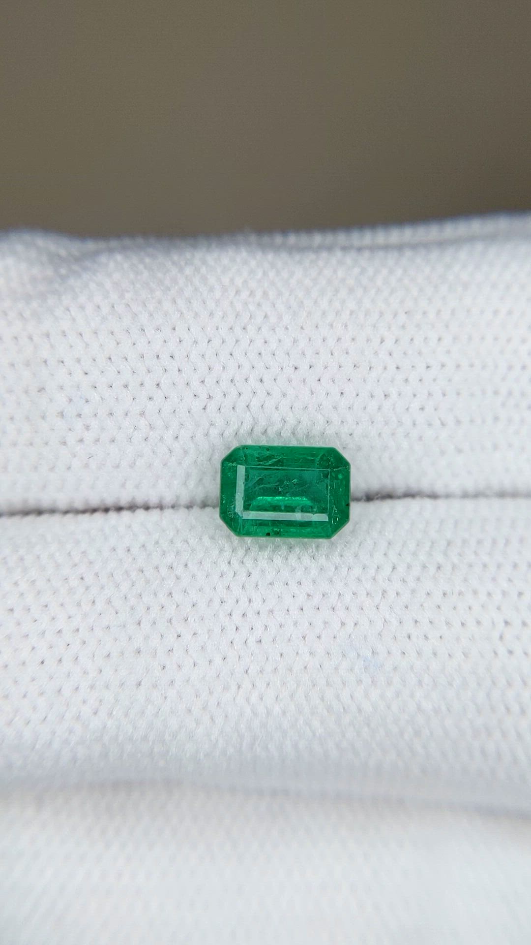 1.08 Ct. Emerald from Zambia Size Video