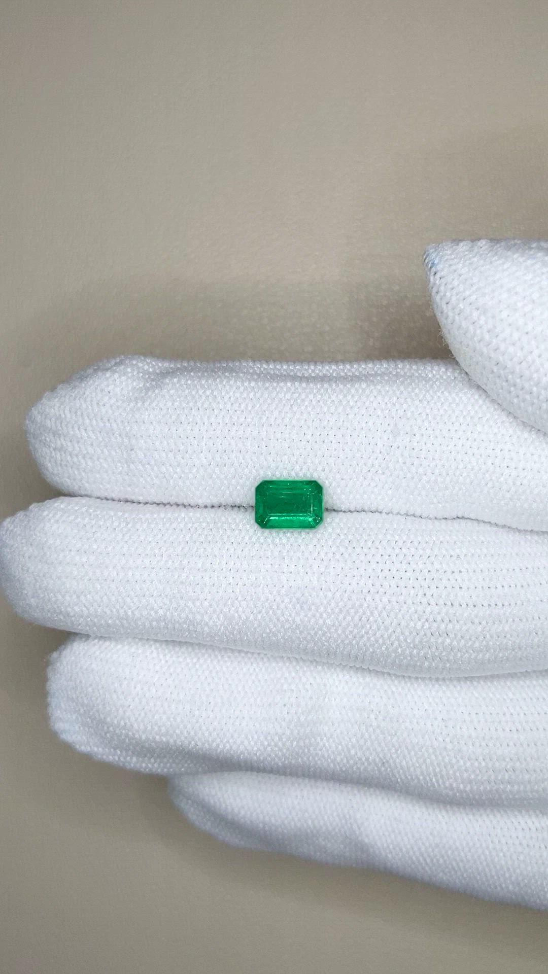 1.13 Ct. Emerald from Zambia Size Video