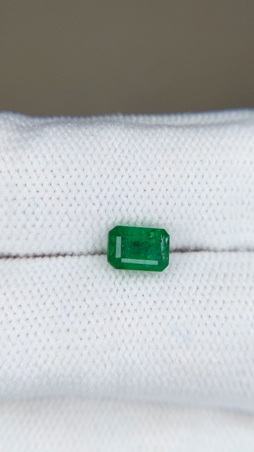 0.78 Ct. Emerald from Zambia Size Video