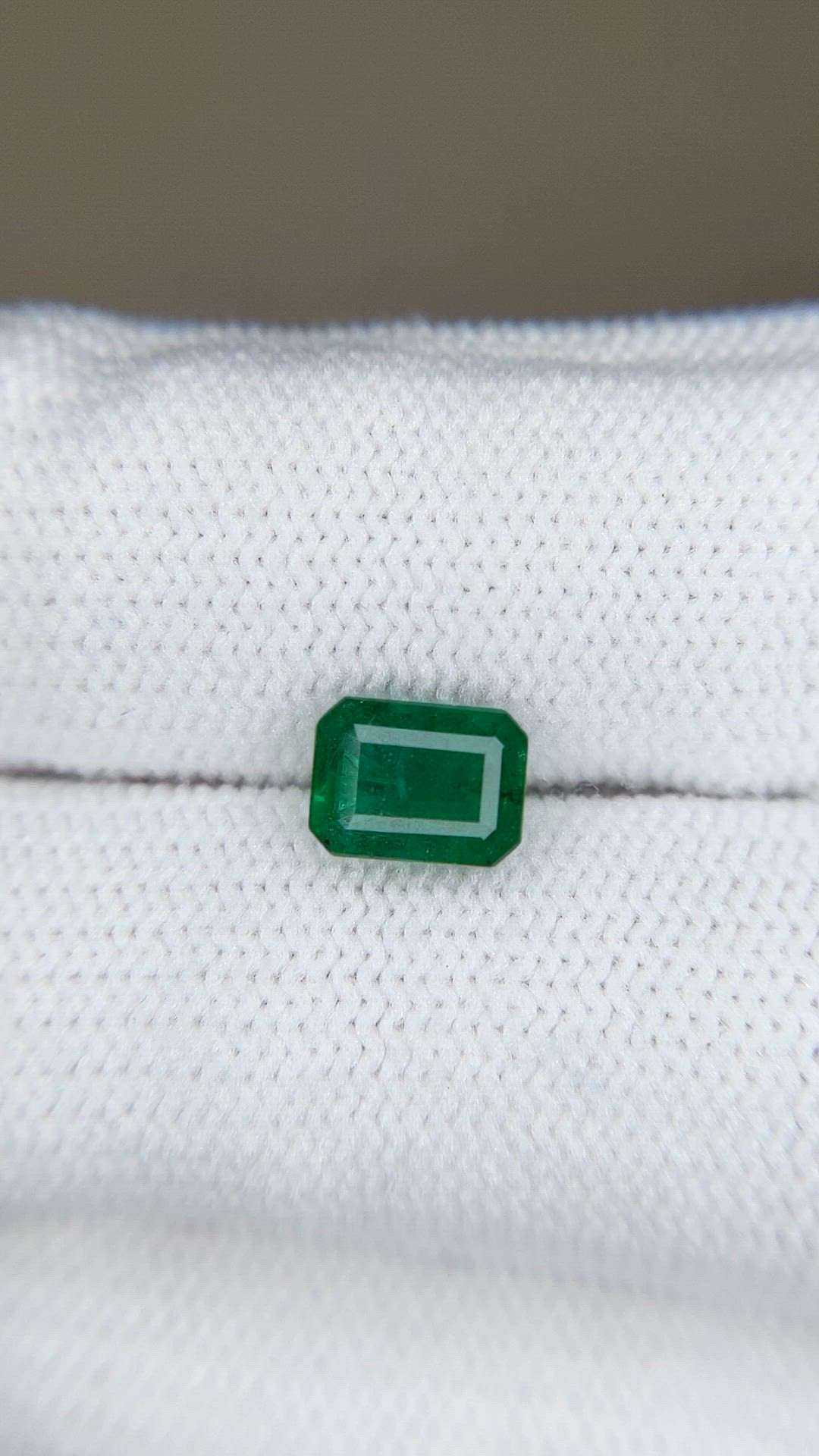 1.03 Ct. Emerald from Zambia Size Video