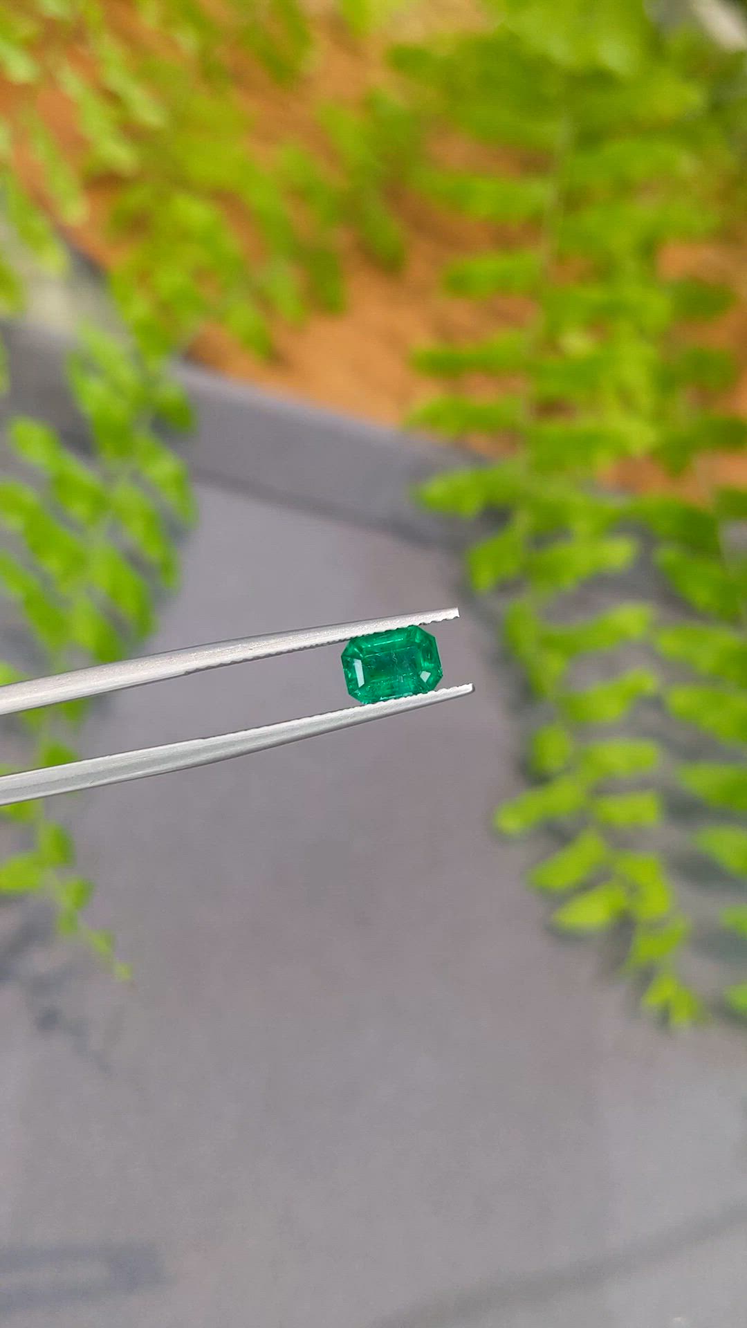 1.24 Ct. Emerald from Zambia Size Video