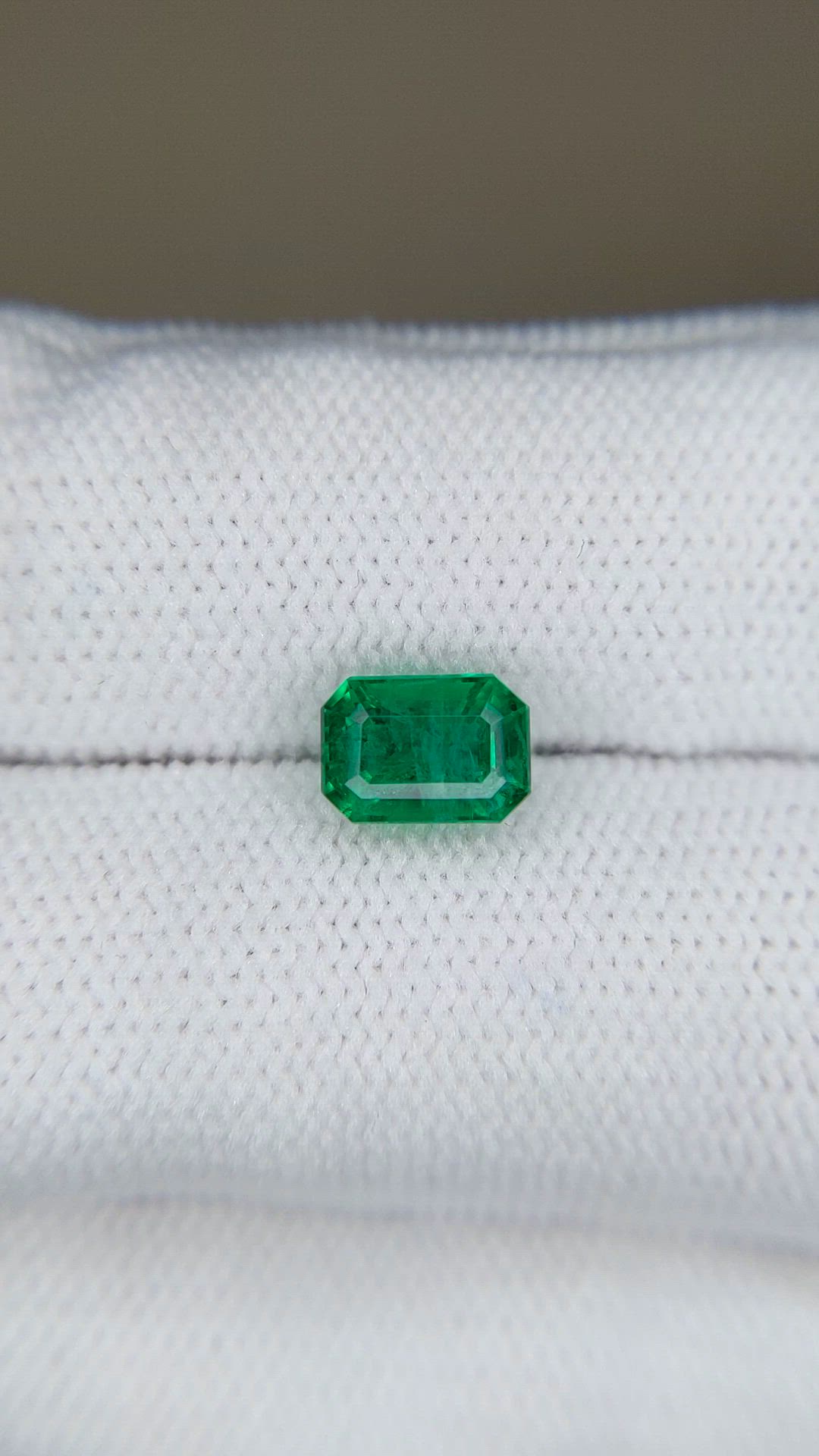 1.24 Ct. Emerald from Zambia Size Video